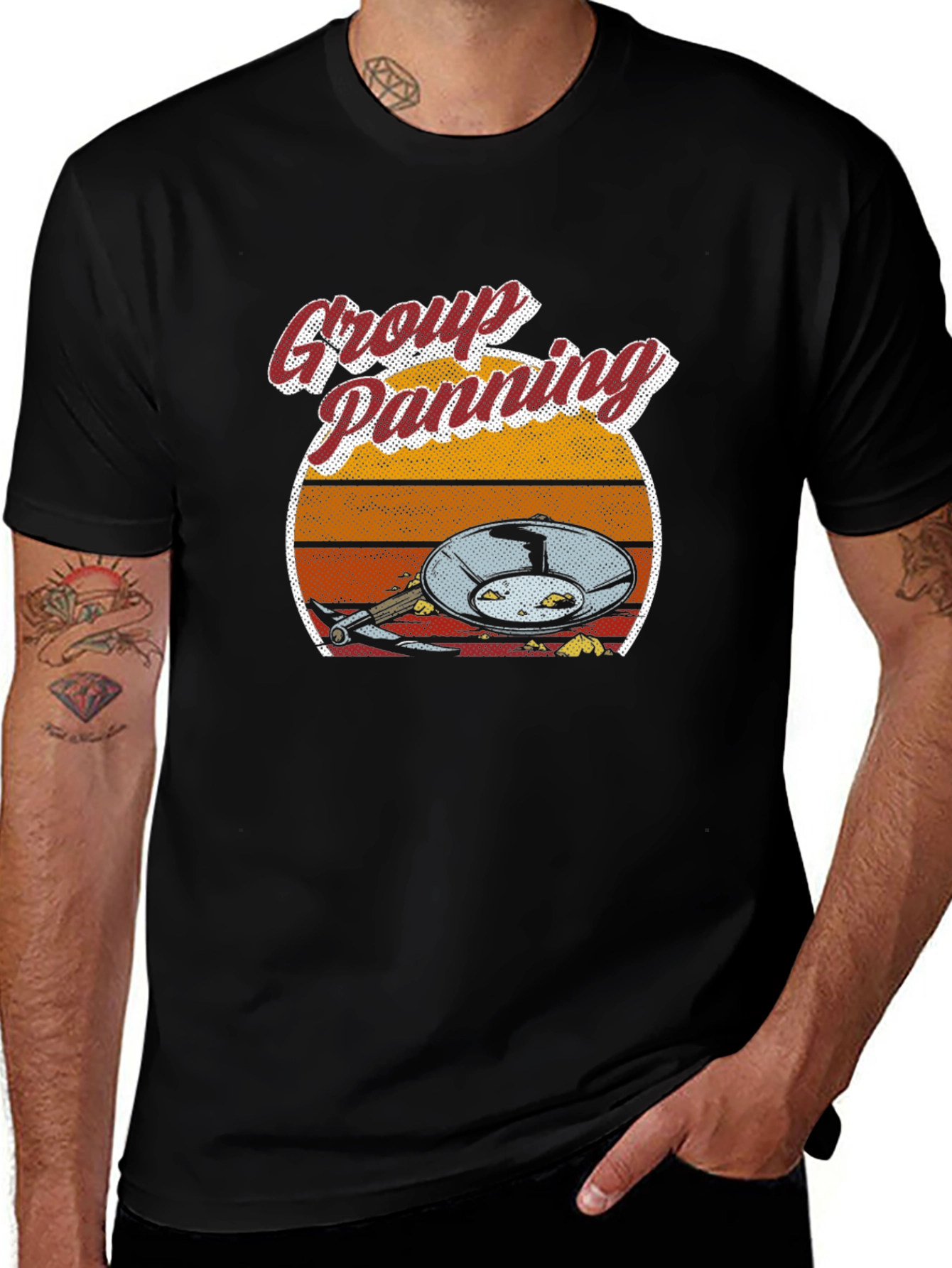 Group Panning Graphic T-Shirt - Gold Prospecting Tee