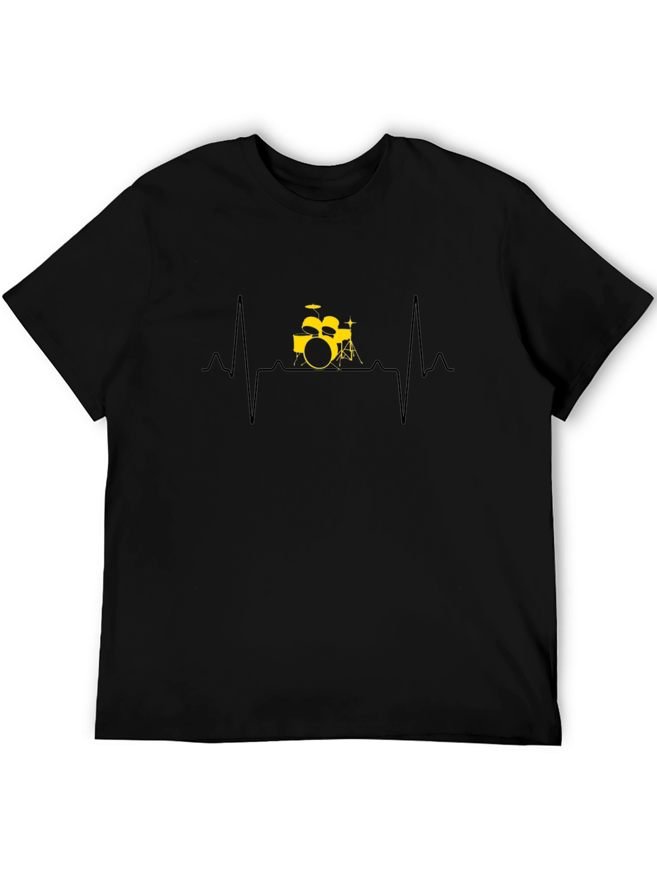 Drumbeat Heart T-Shirt - Music Lover Tee