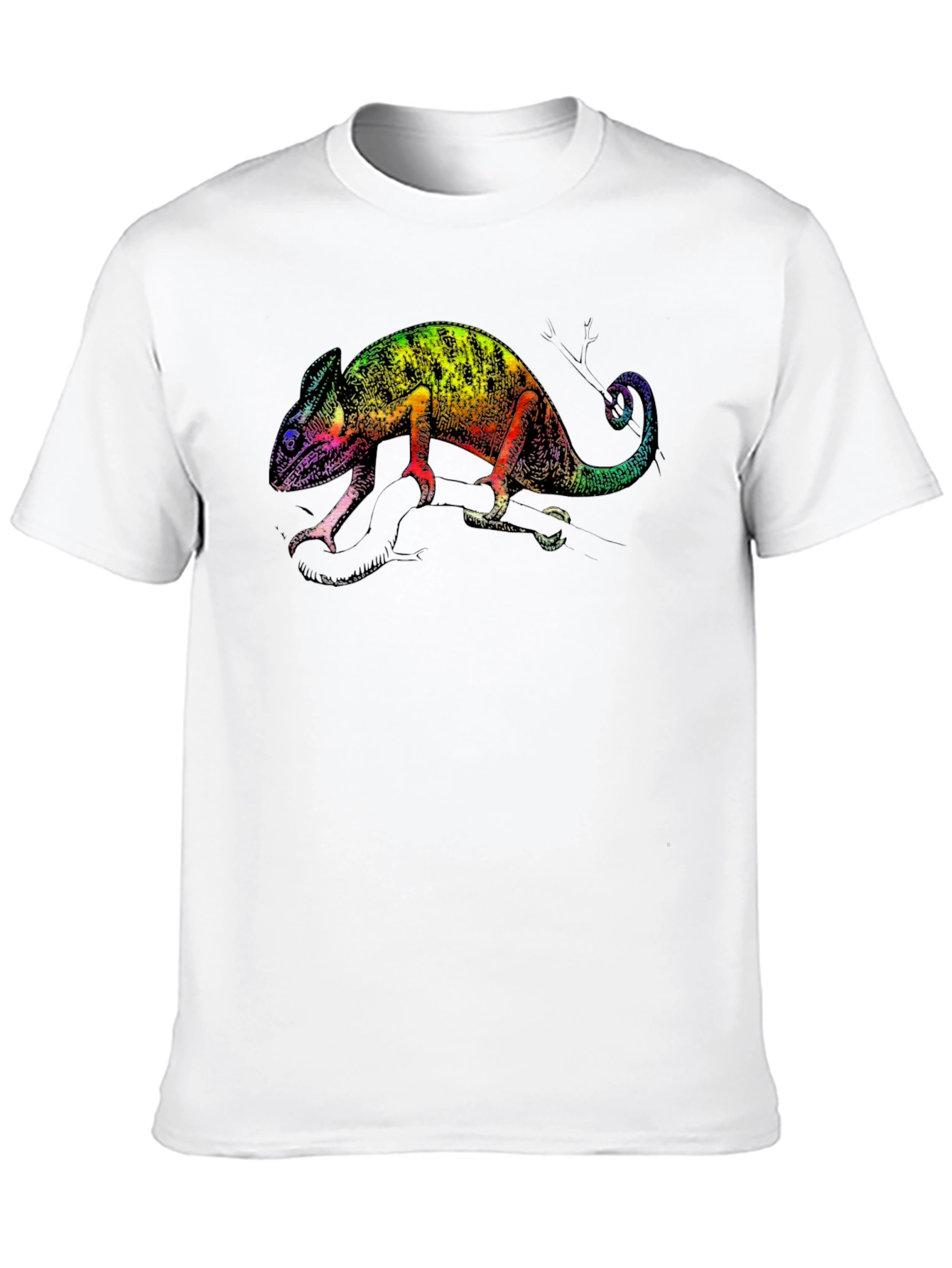 Rainbow Chameleon Graphic Tee