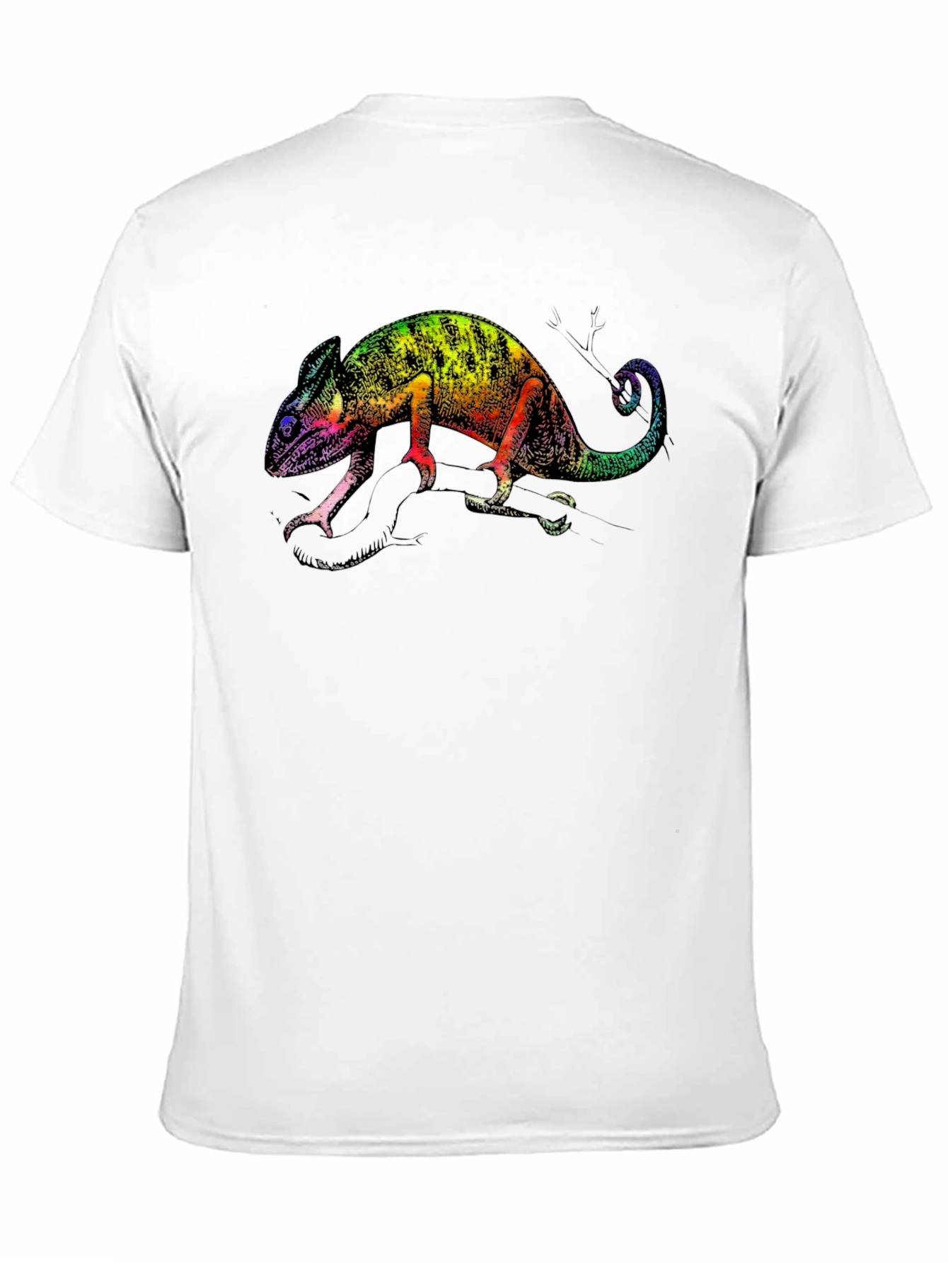 Rainbow Chameleon Graphic Tee