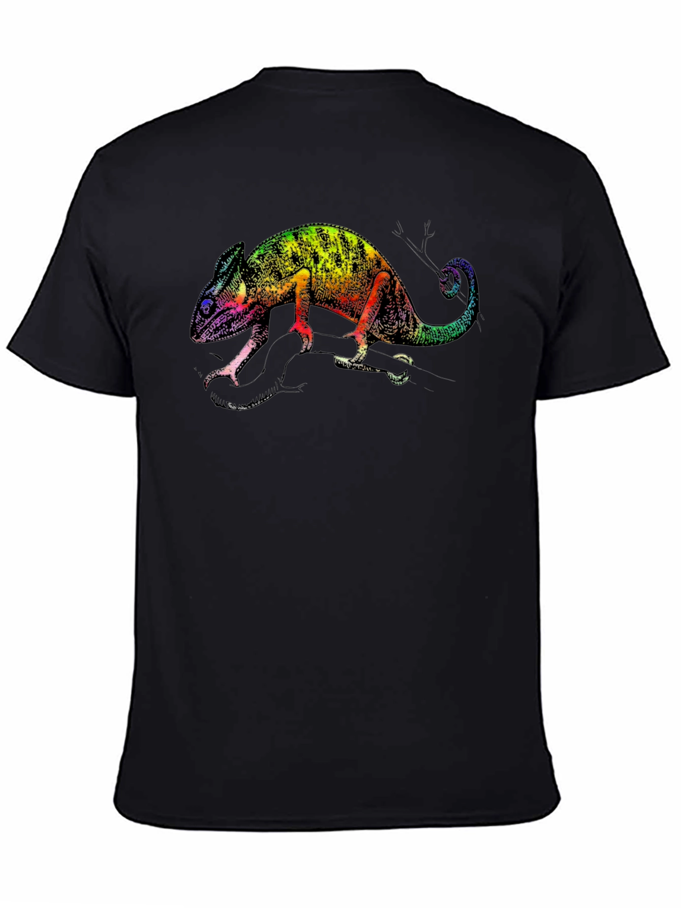 Rainbow Chameleon Graphic Tee
