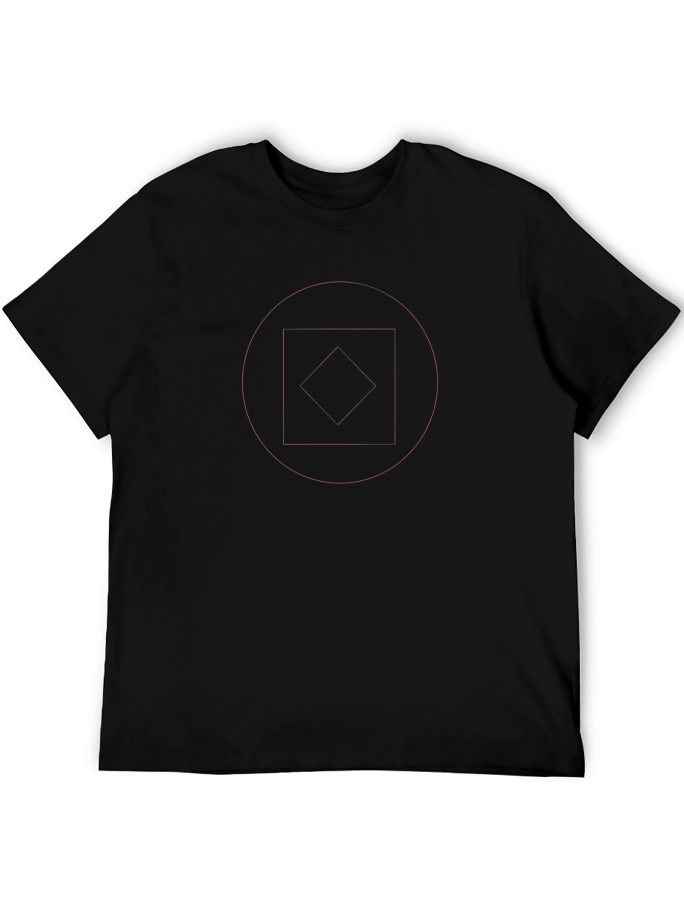 Geometric Circle T-Shirt - Modern Minimalist Design
