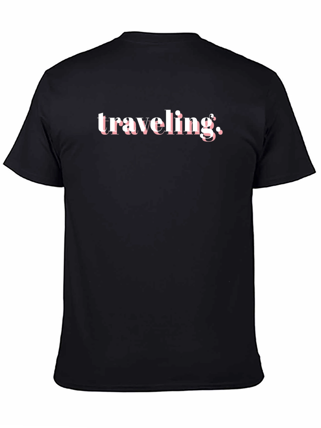 Traveling Black T-Shirt