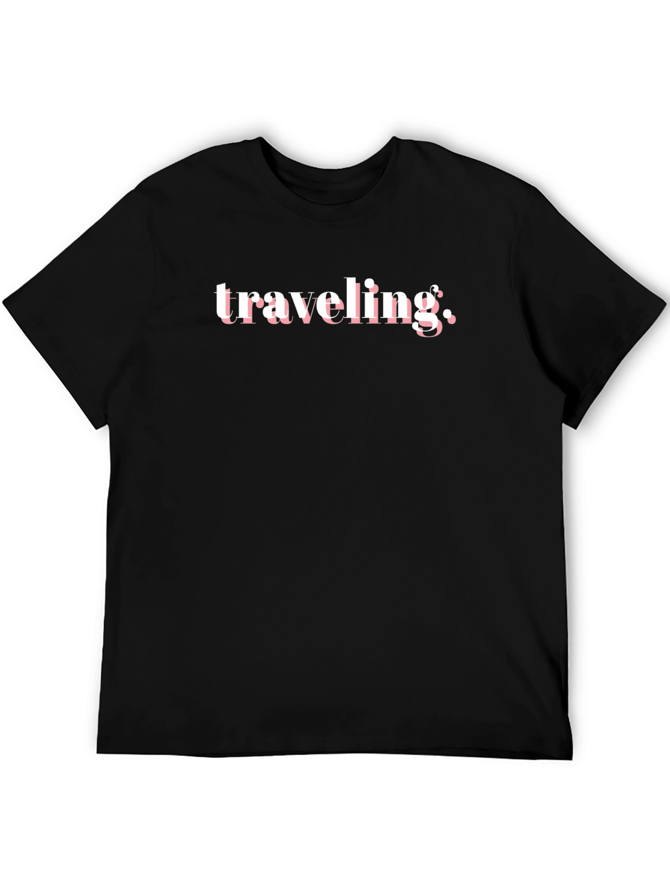 Traveling Black T-Shirt