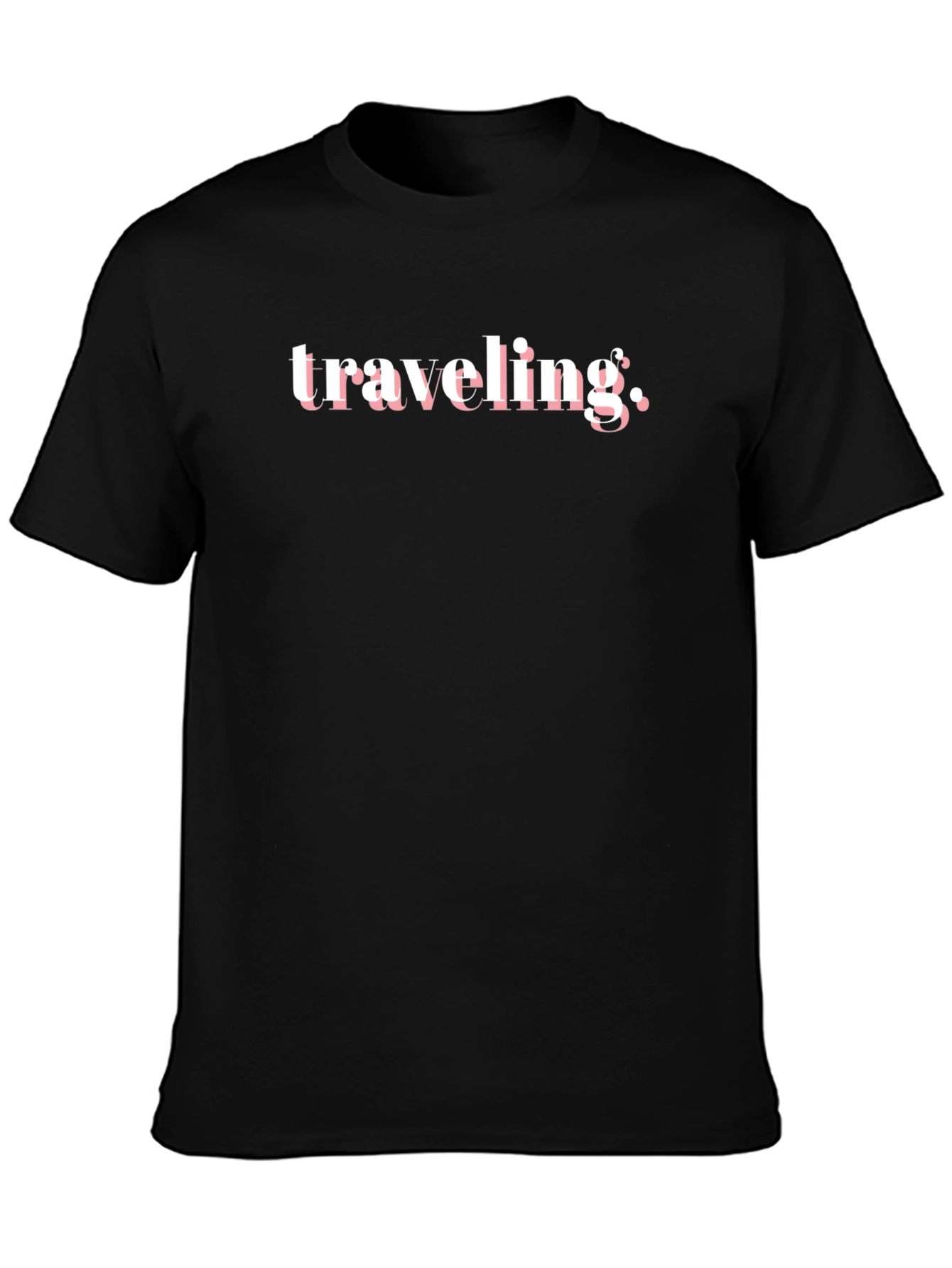 Traveling Black T-Shirt