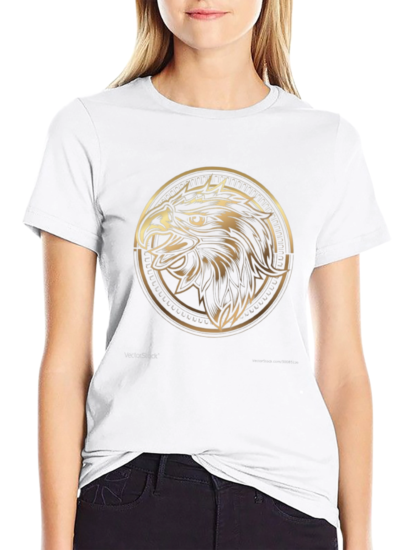 Eagle Emblem Black T-Shirt