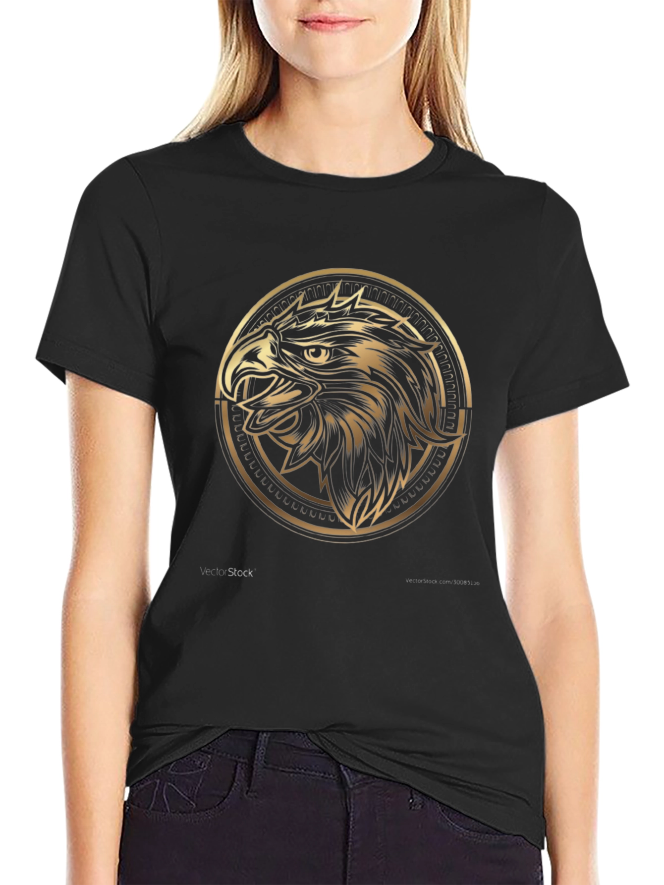 Eagle Emblem Black T-Shirt