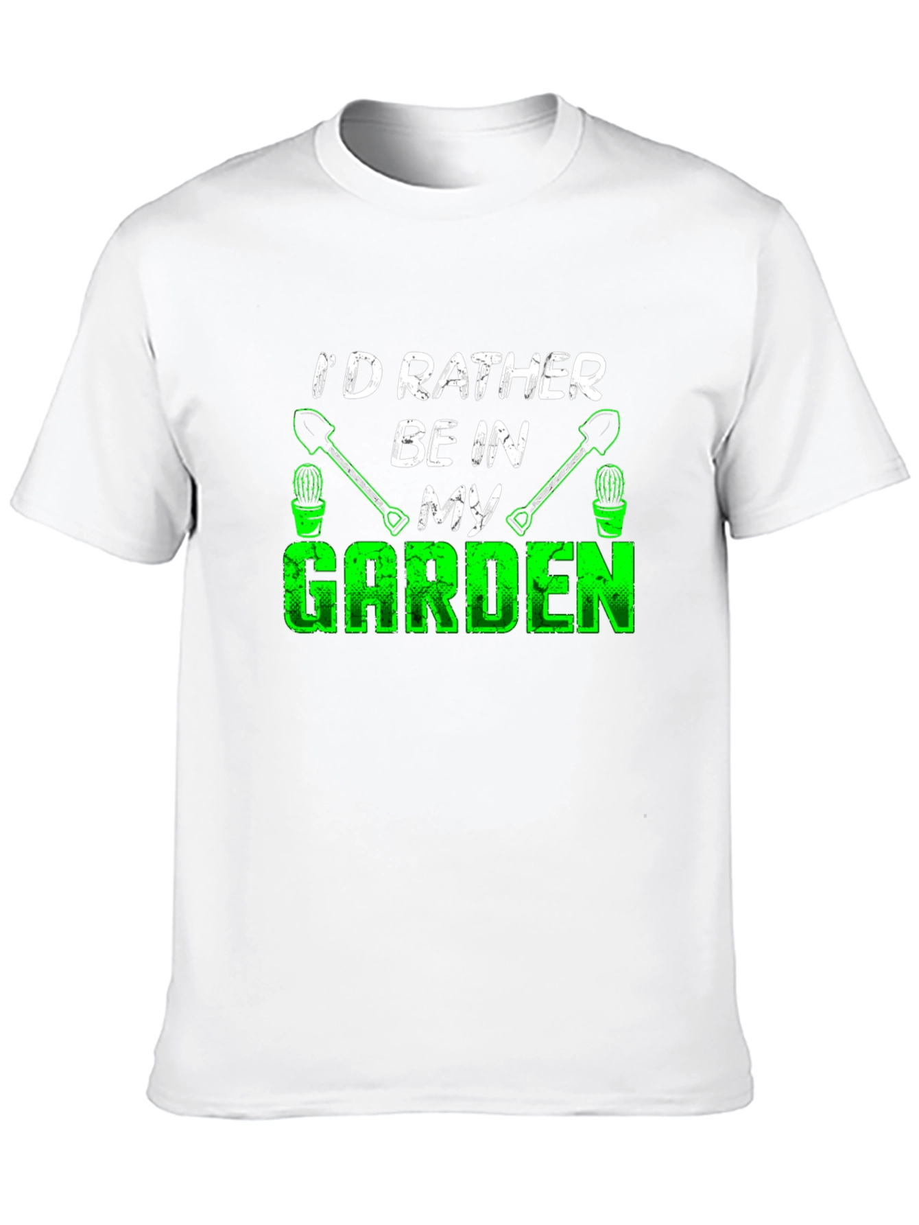 Gardening T-Shirt - Id Rather Be in My Garden