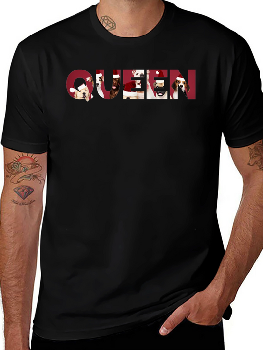 Queen Dogs Holiday T-Shirt
