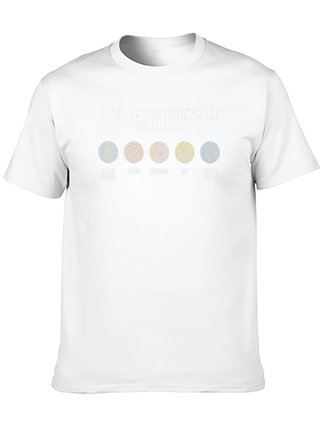 Ishihara-Inspired T-Shirt: Daily Needs Design