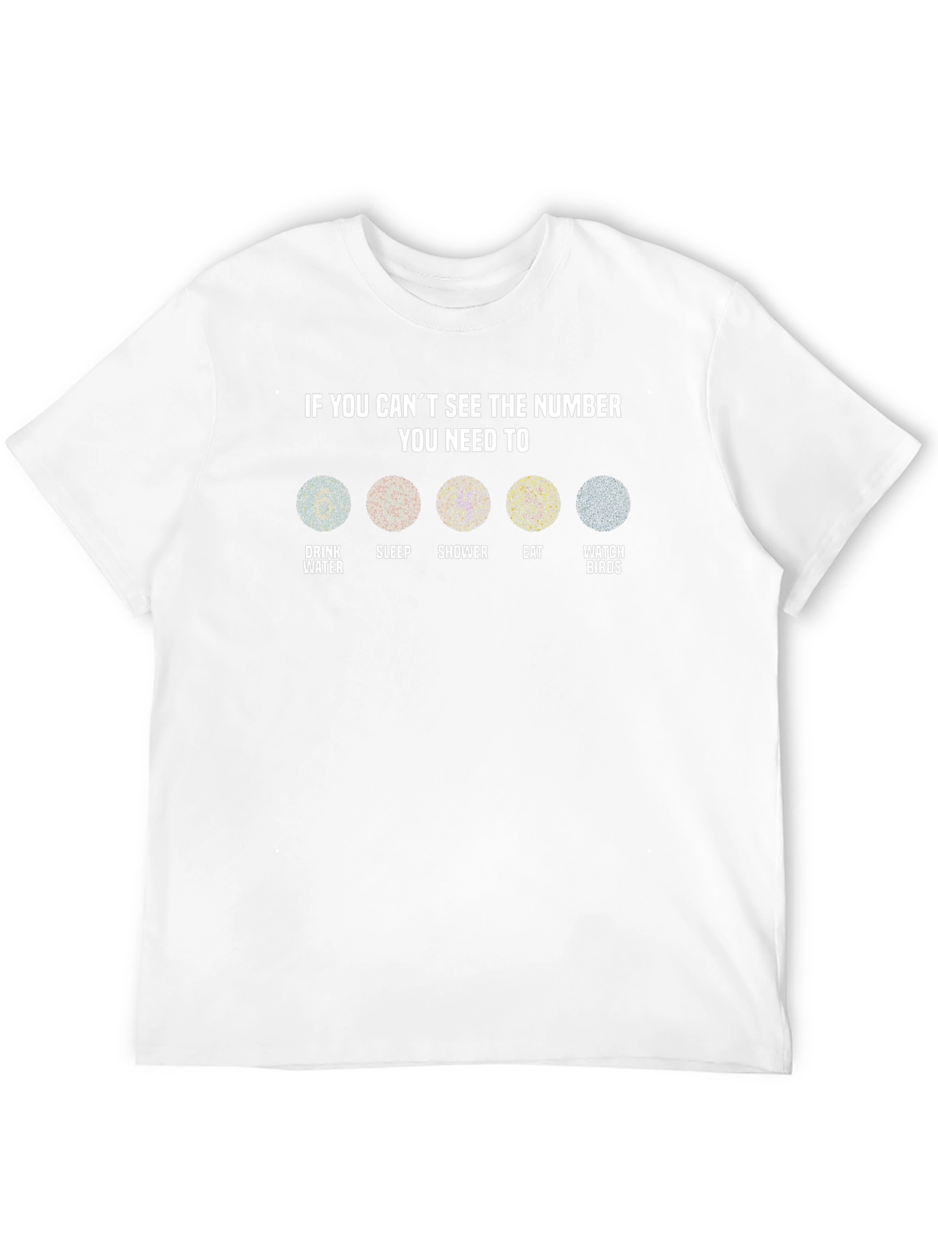 Ishihara-Inspired T-Shirt: Daily Needs Design