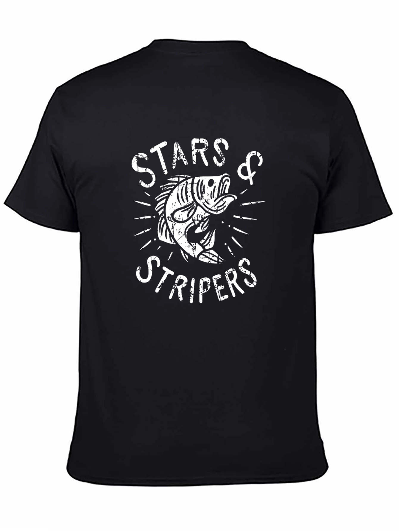 Stars & Stripers Graphic T-Shirt - Black