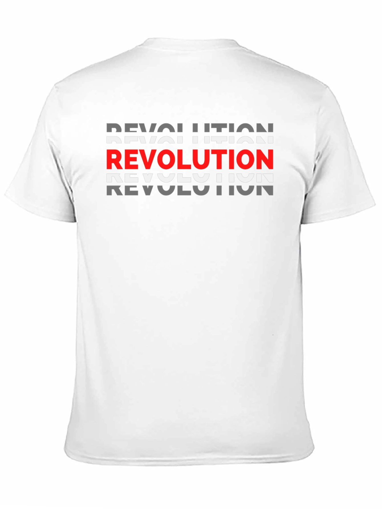 Revolution Graphic Print Black T-Shirt
