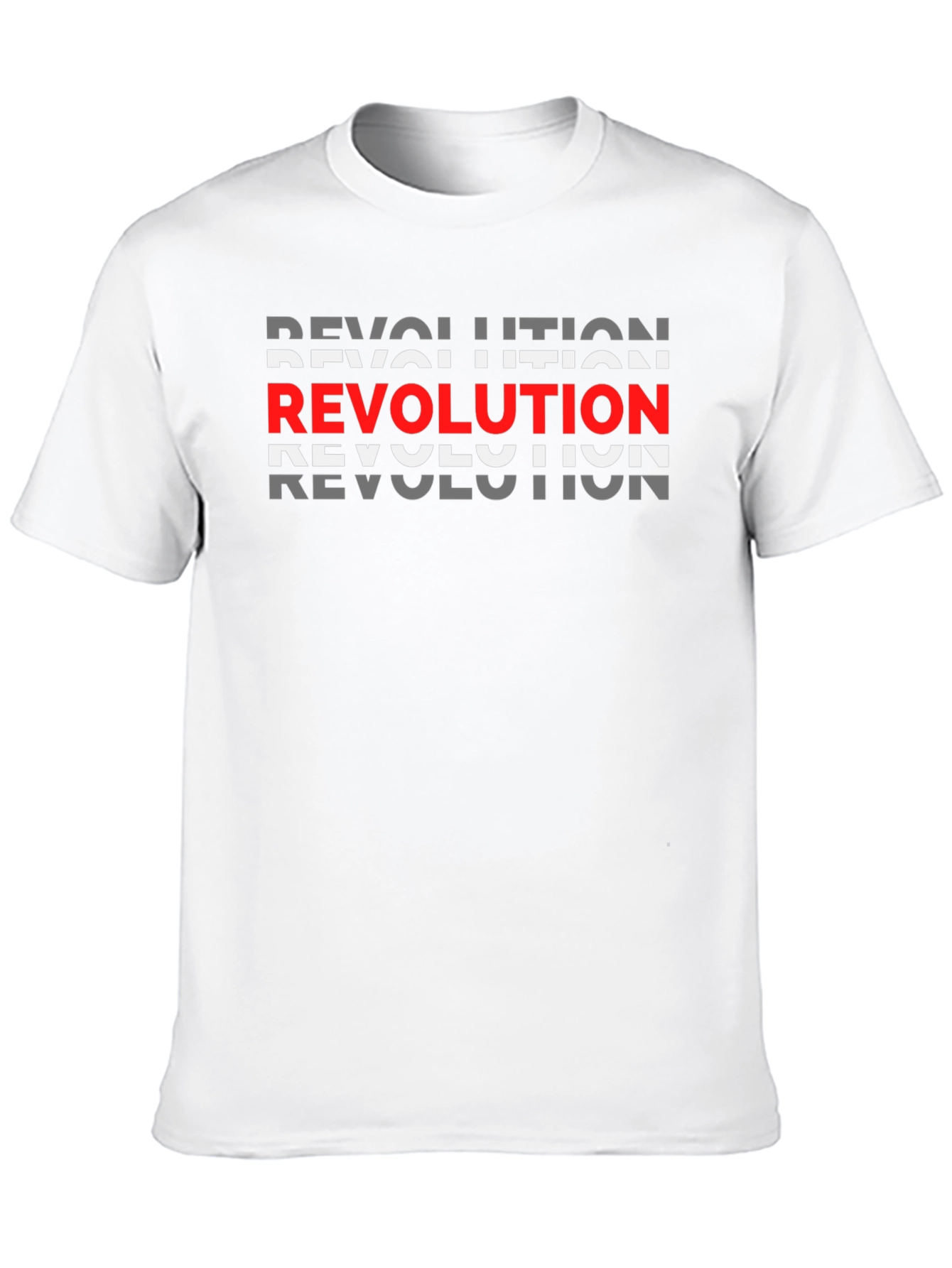 Revolution Graphic Print Black T-Shirt