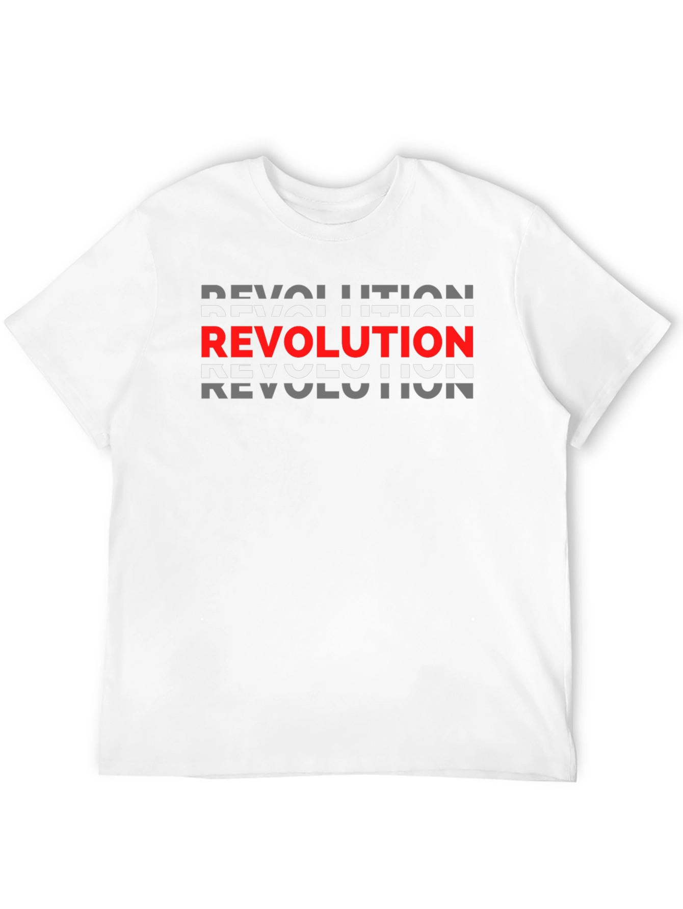 Revolution Graphic Print Black T-Shirt