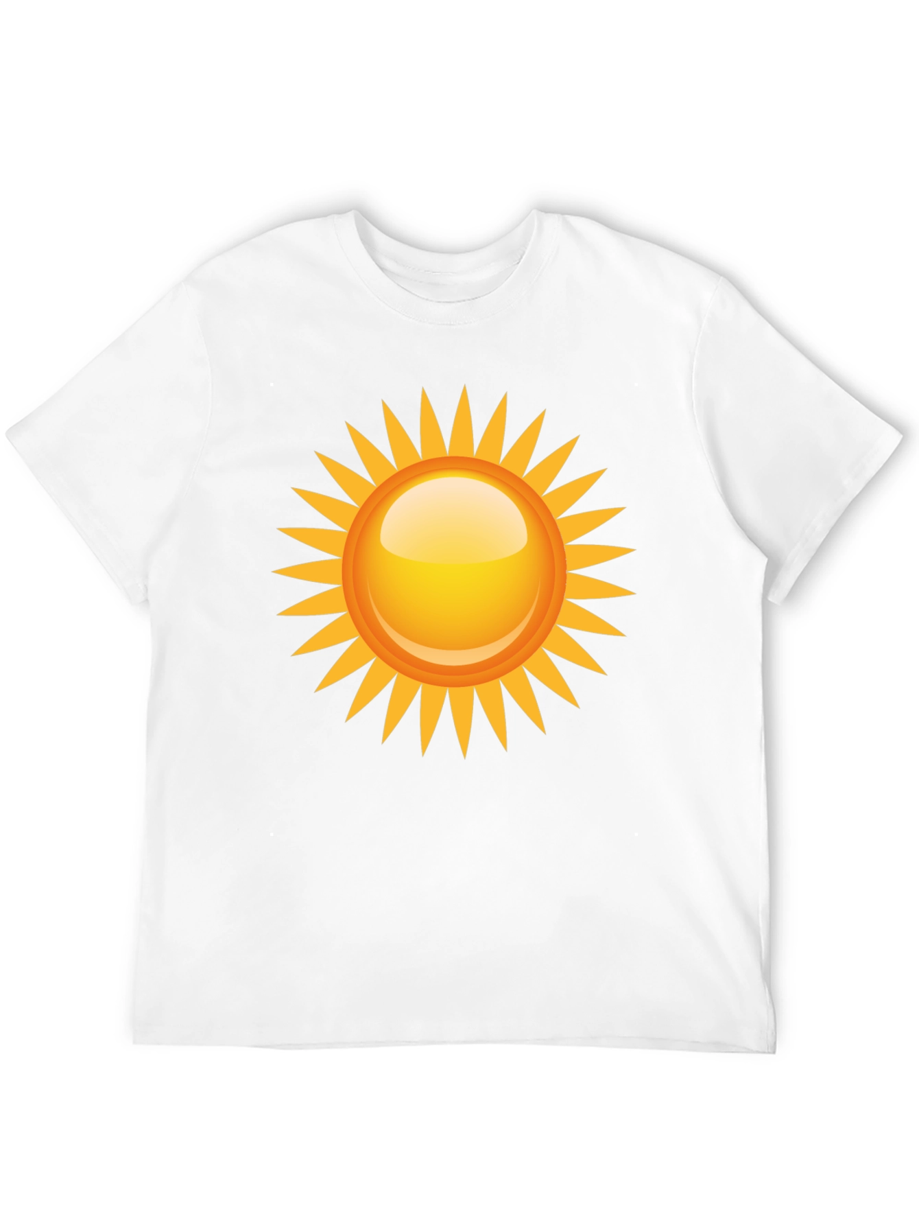 Sunny Graphic Tee - Black Cotton Blend