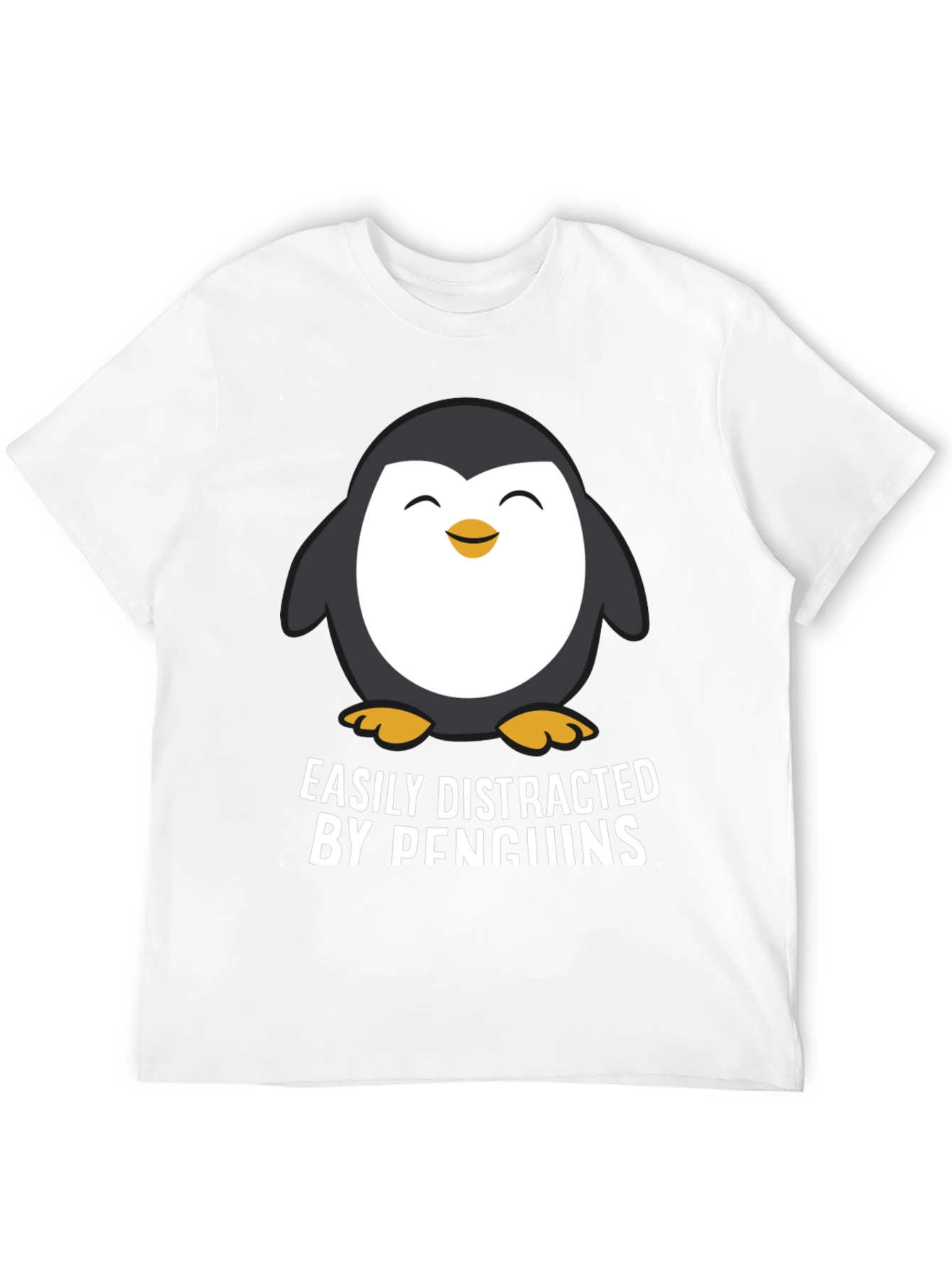 Easily Distracted By Penguins Graphic T-Shirt