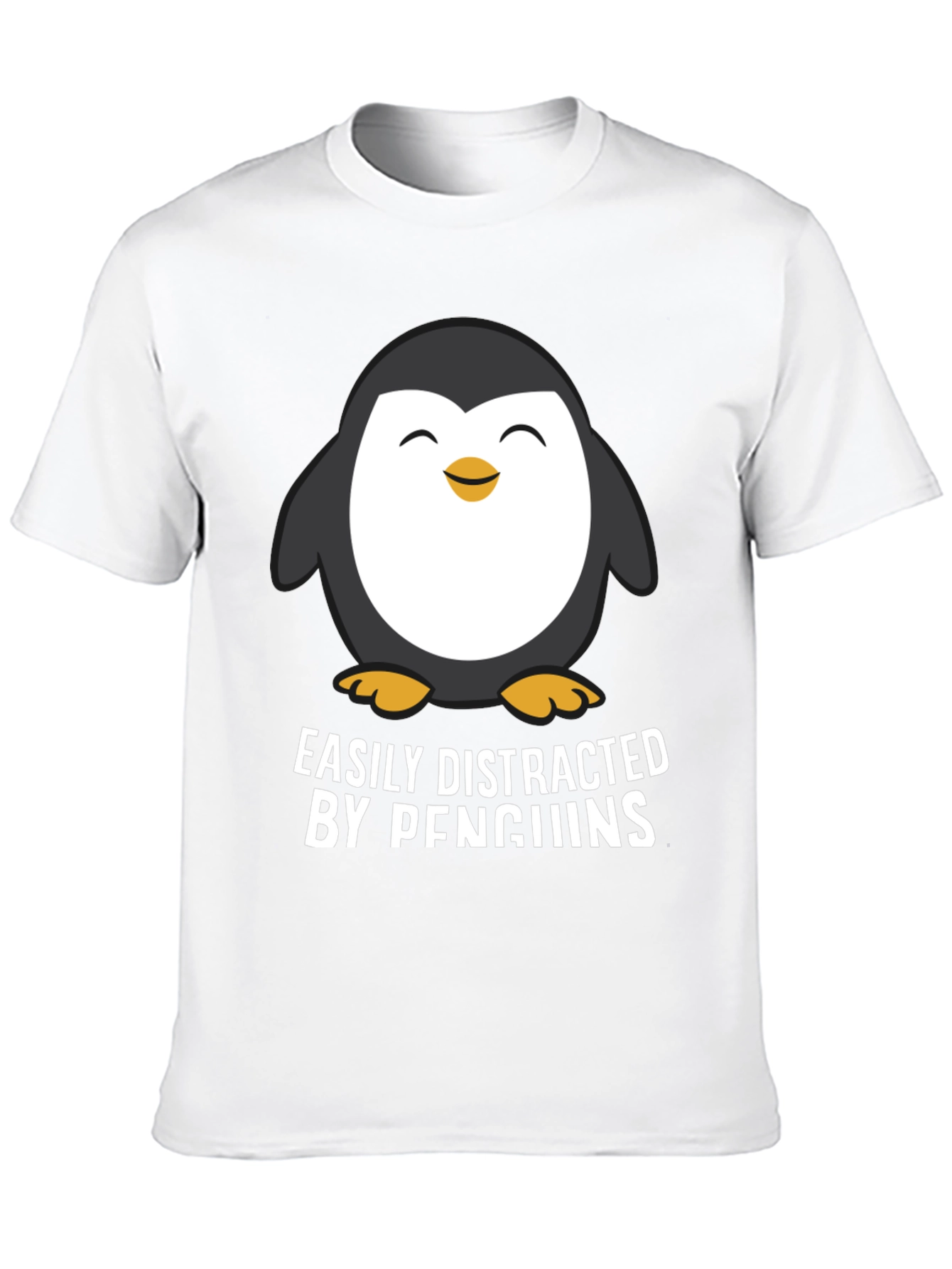 Easily Distracted By Penguins Graphic T-Shirt
