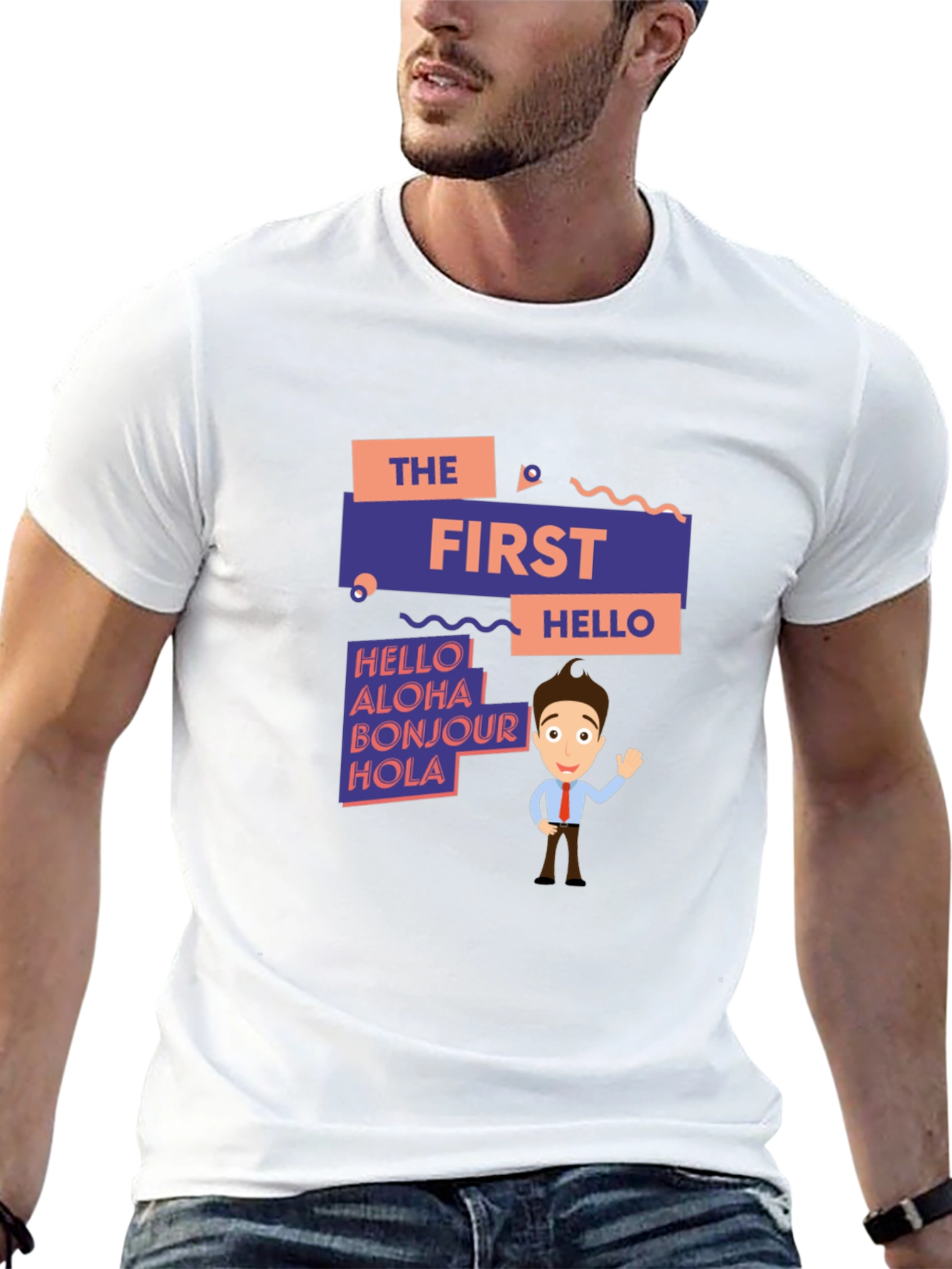 The First Hello Graphic T-Shirt