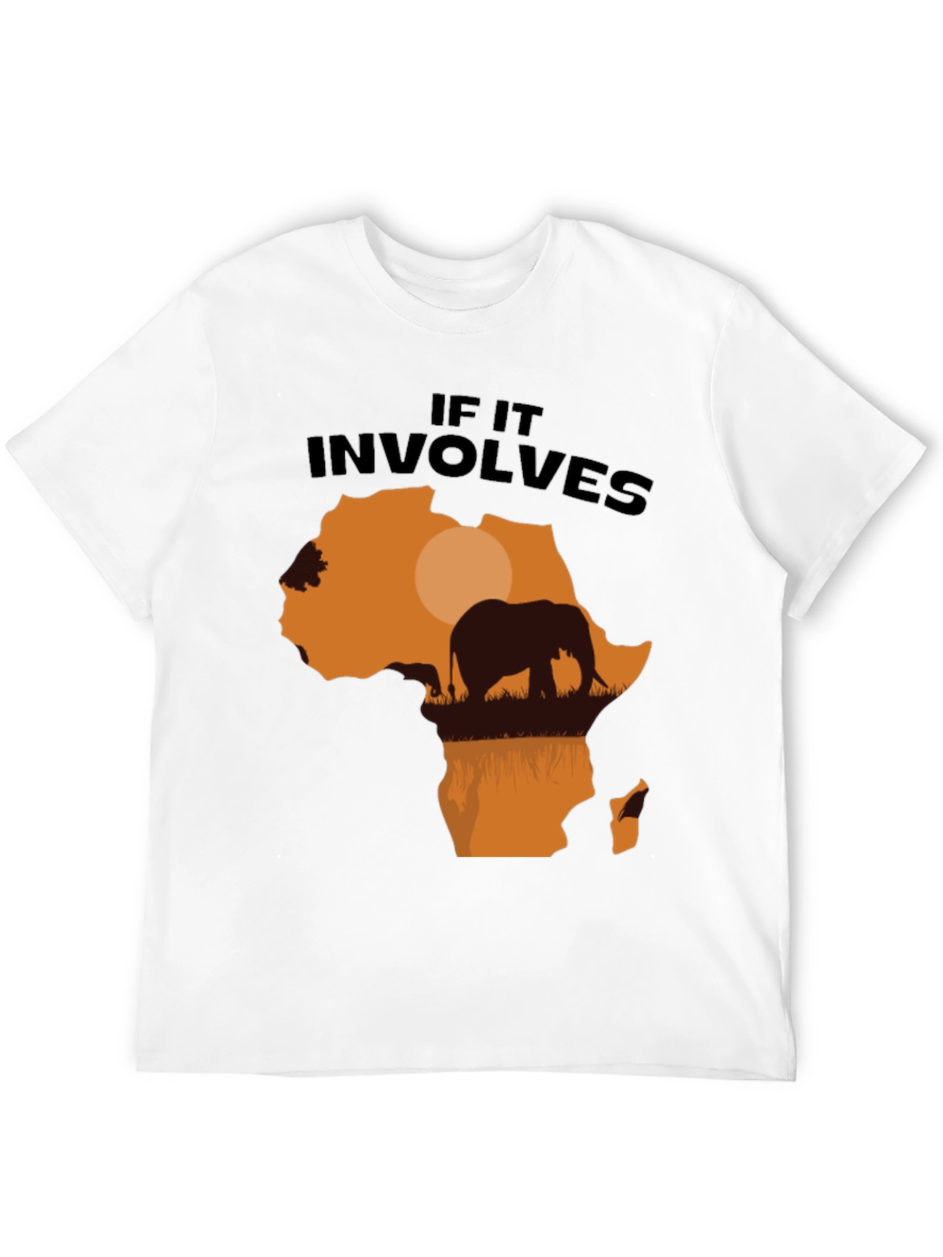 Africa Elephant Graphic T-Shirt - Nature Lover Tee