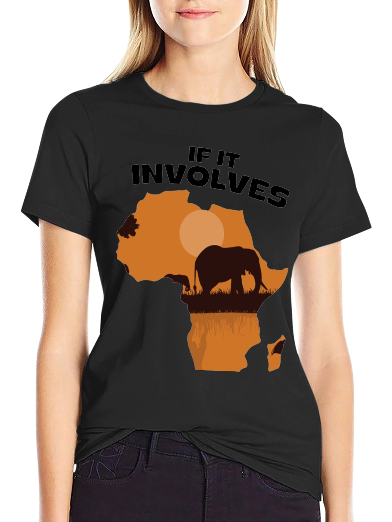 Africa Elephant Graphic T-Shirt - Nature Lover Tee