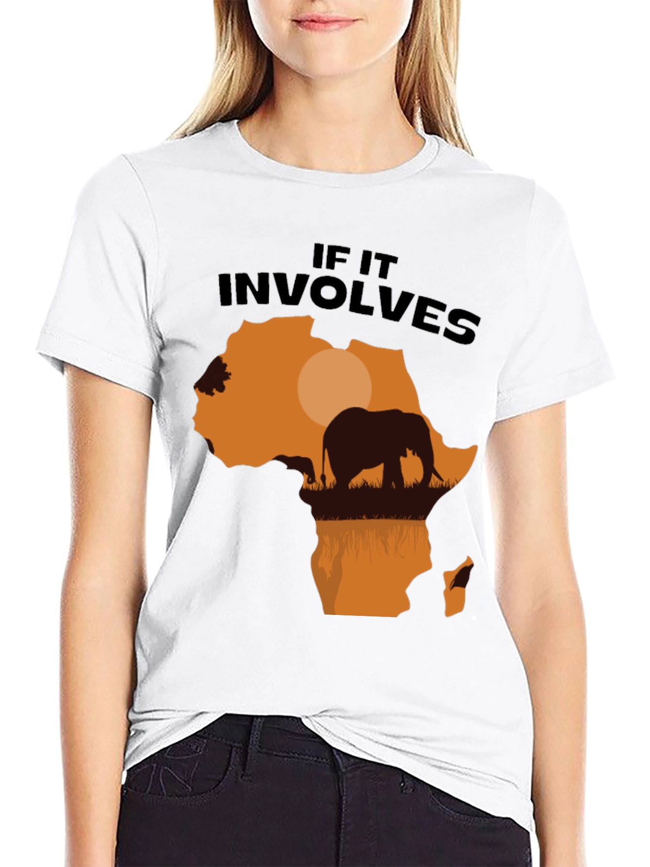 Africa Elephant Graphic T-Shirt - Nature Lover Tee