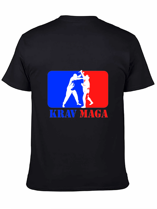Krav Maga Black T-Shirt - Martial Arts Design