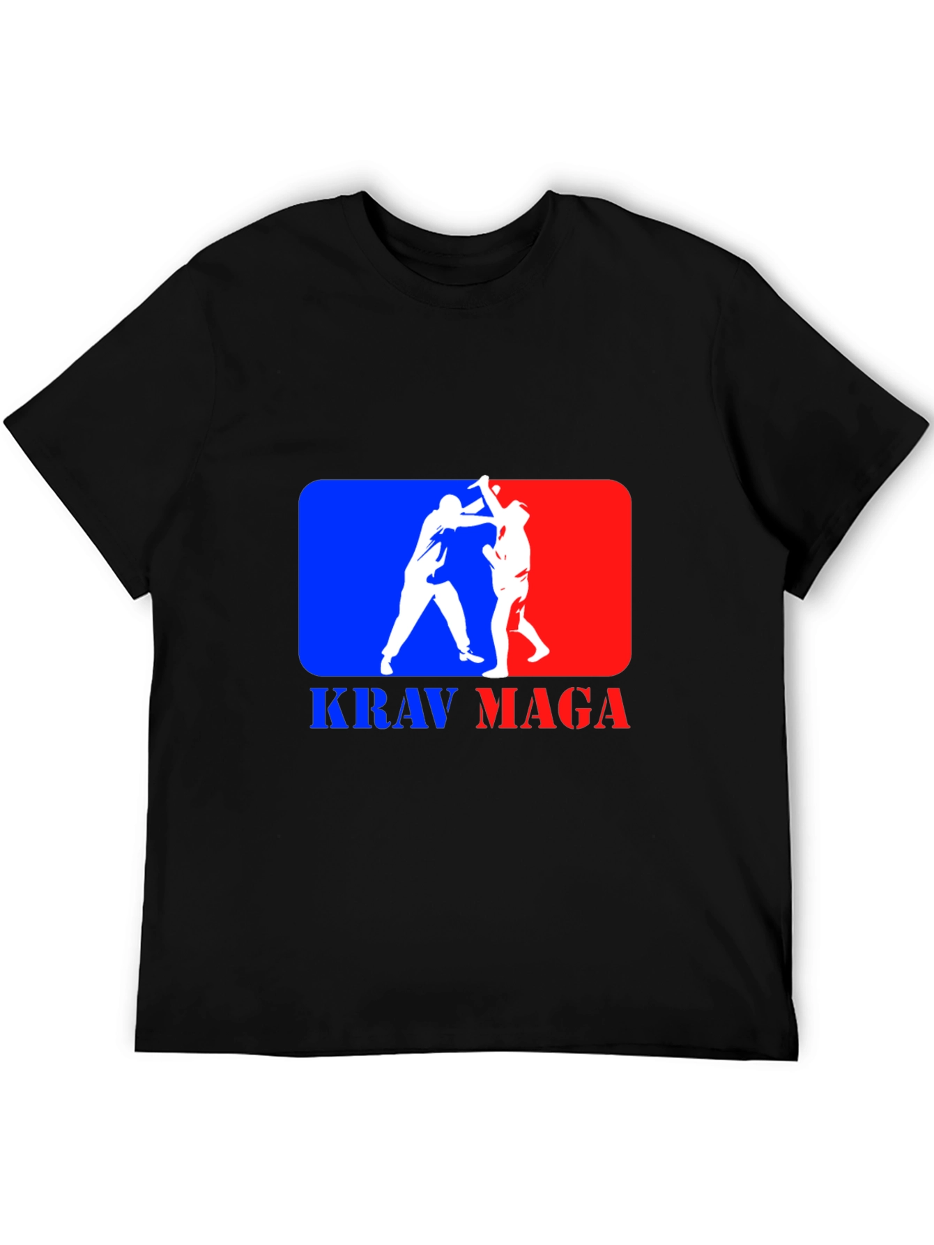 Krav Maga Black T-Shirt - Martial Arts Design