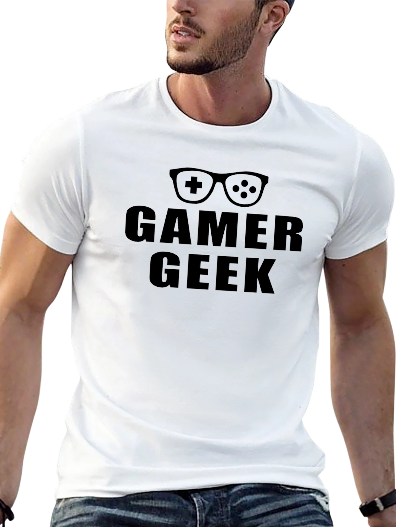 Gamer Geek T-Shirt - Black Gaming Tee