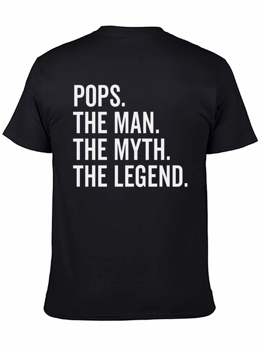 Pops The Man The Myth The Legend Graphic T-Shirt
