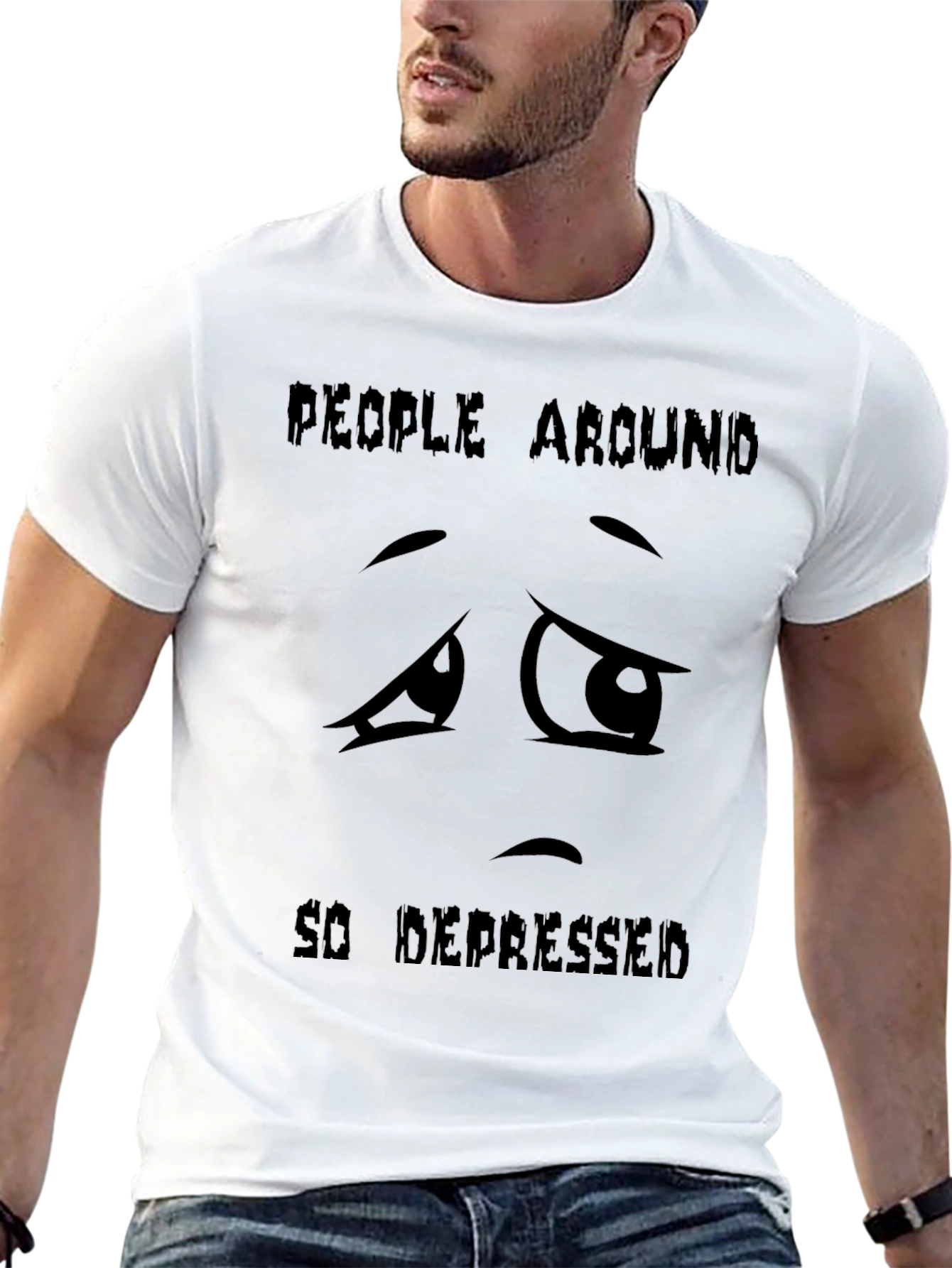 Depressed Mood Graphic T-Shirt