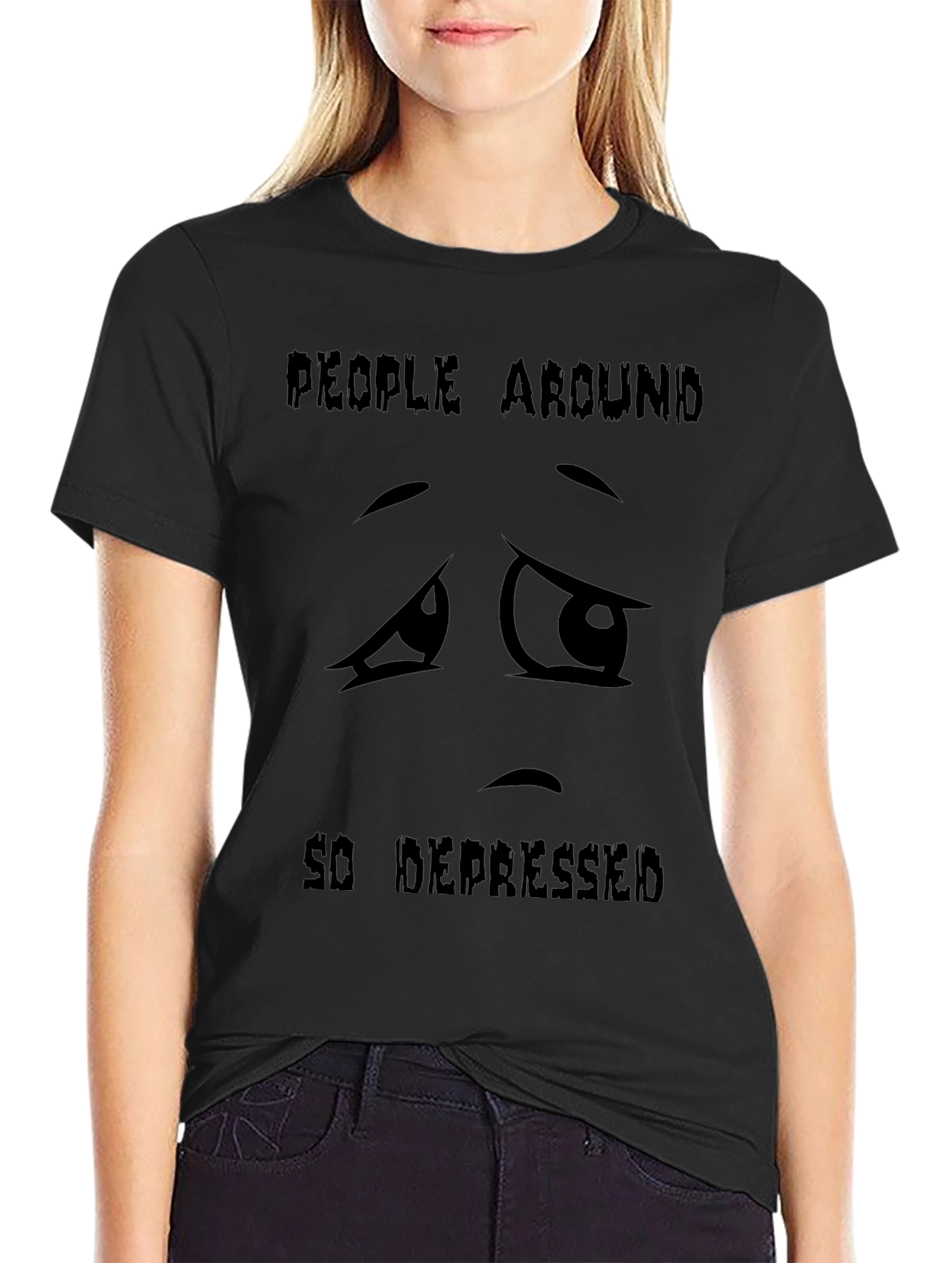 Depressed Mood Graphic T-Shirt