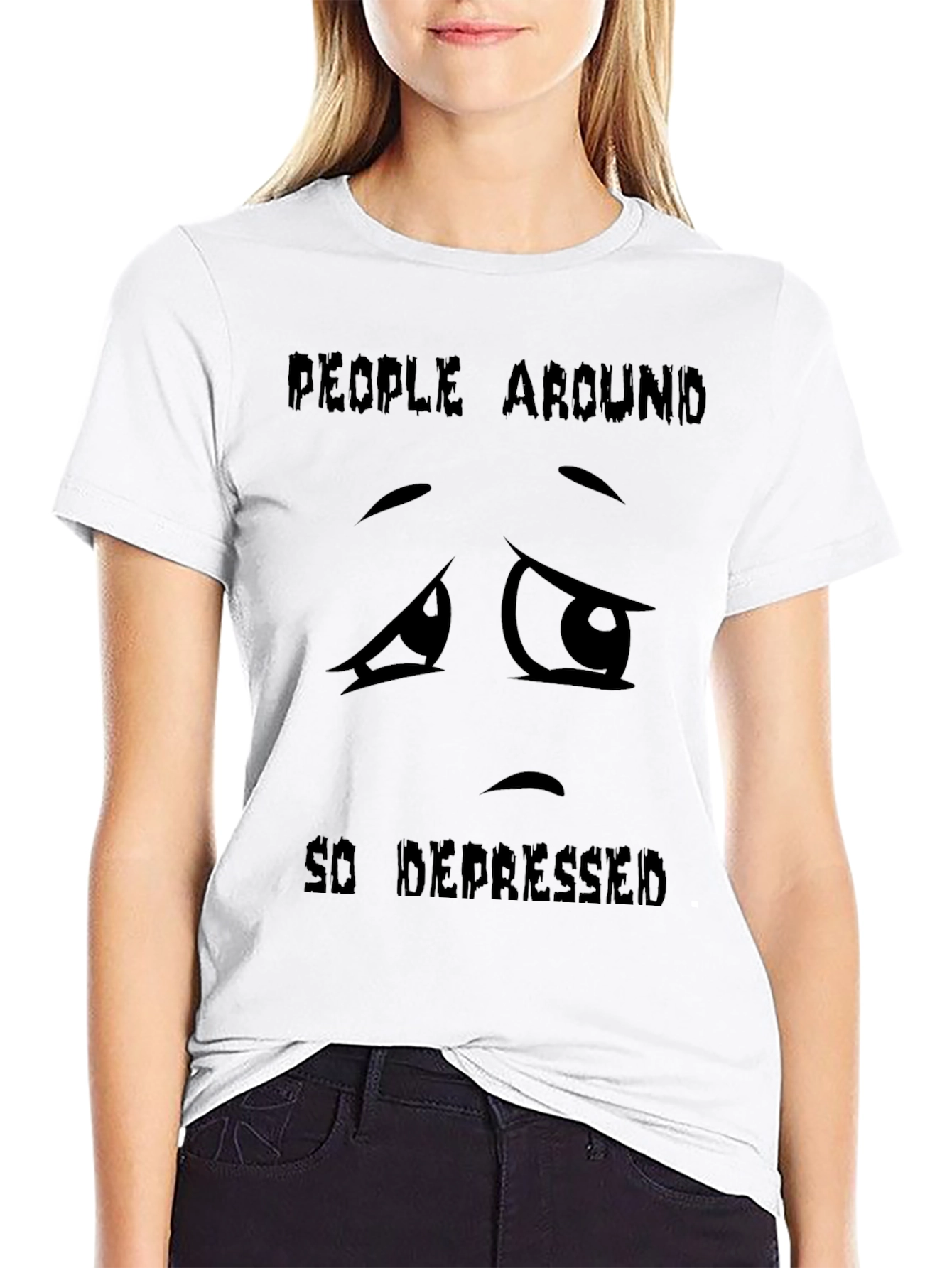 Depressed Mood Graphic T-Shirt