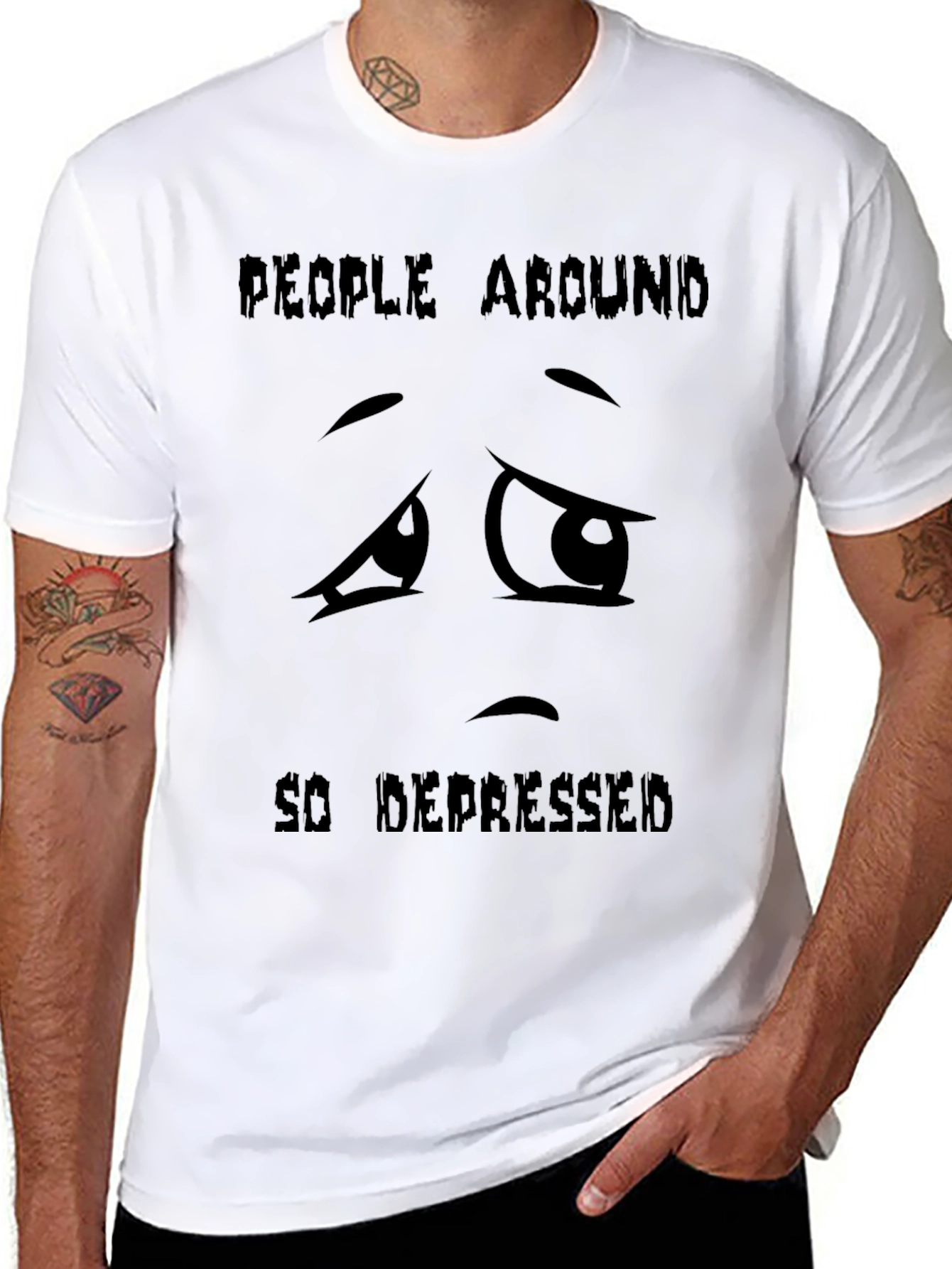 Depressed Mood Graphic T-Shirt