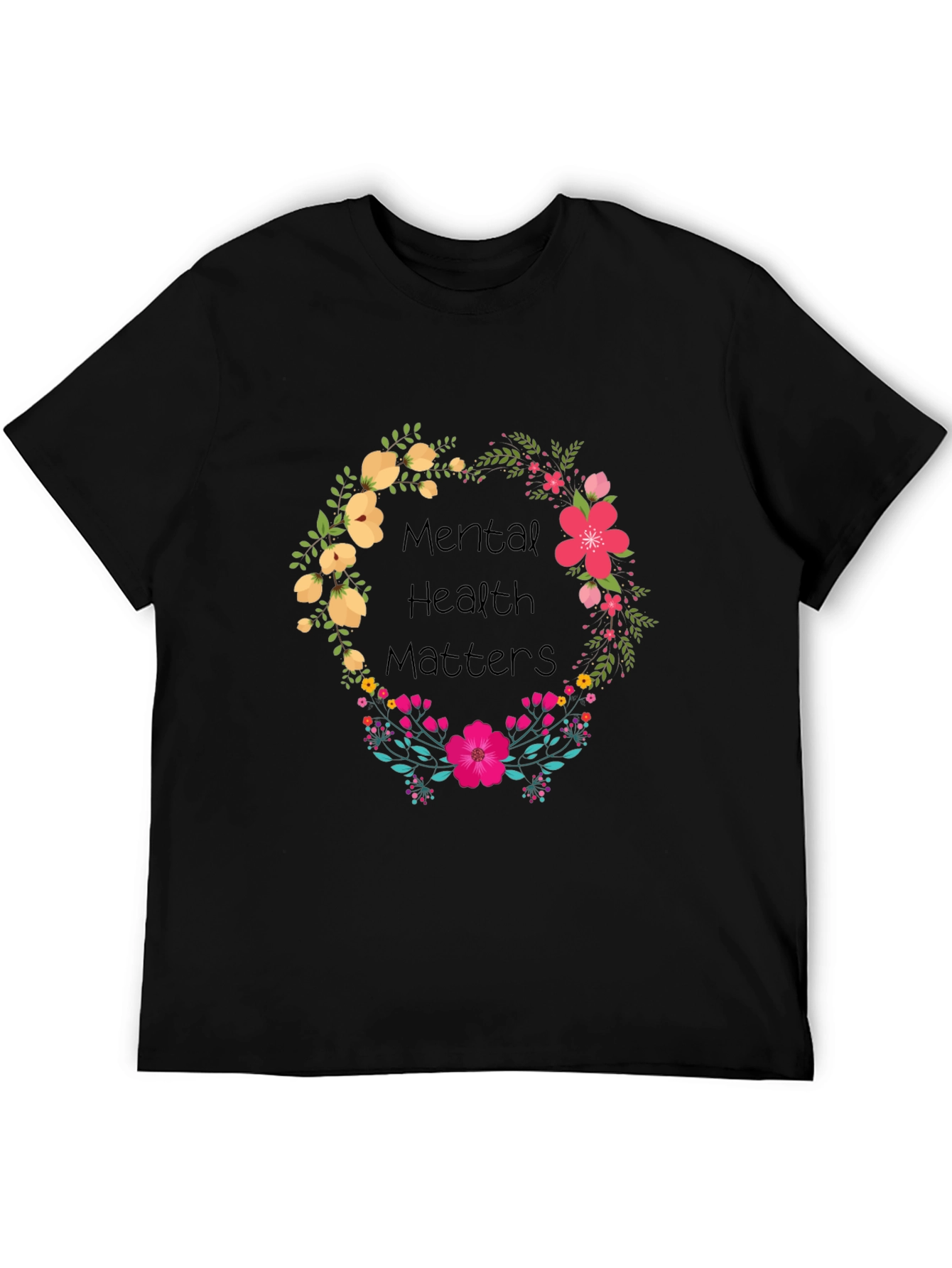 Mental Health Matters Floral Tee