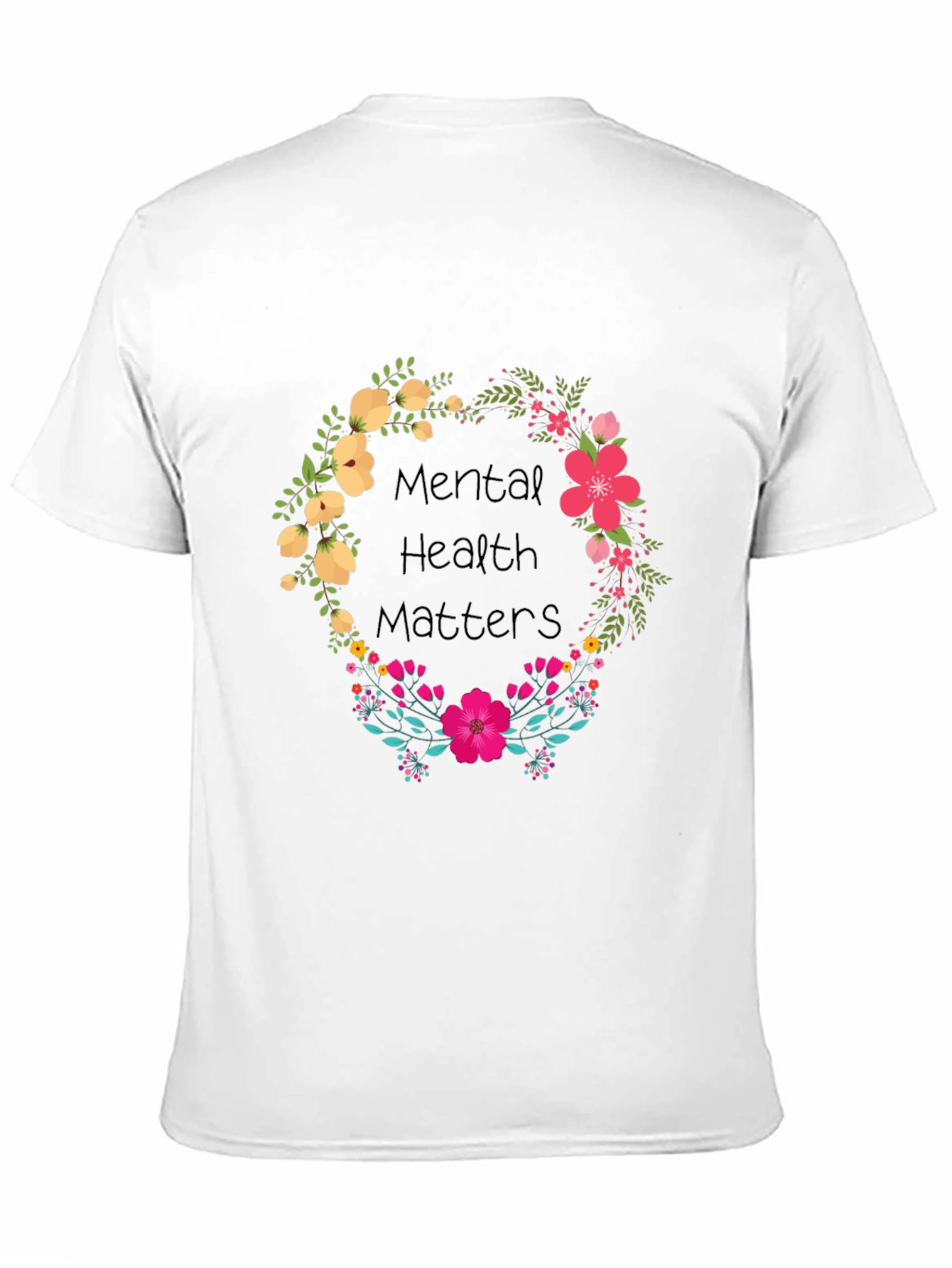 Mental Health Matters Floral Tee