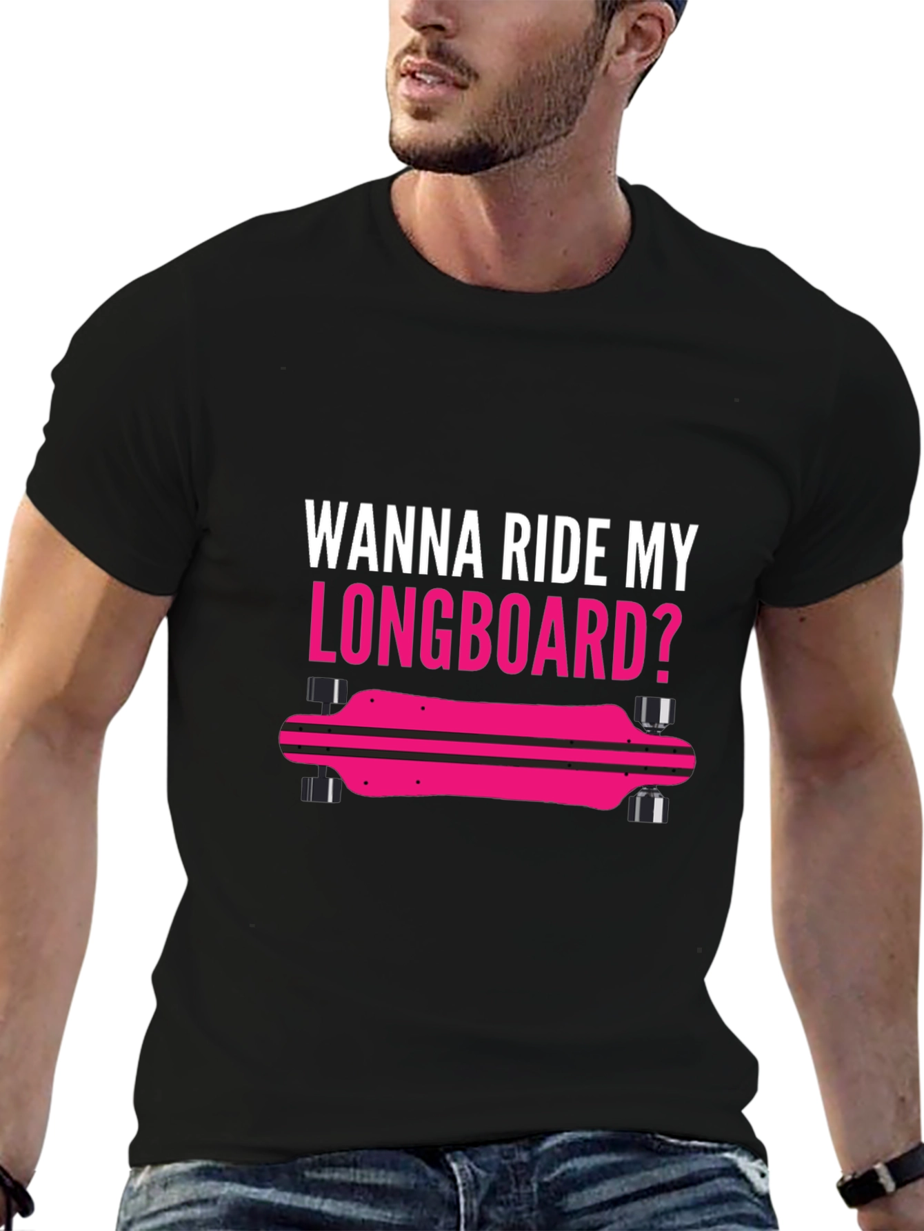 Wanna Ride My Longboard T-Shirt