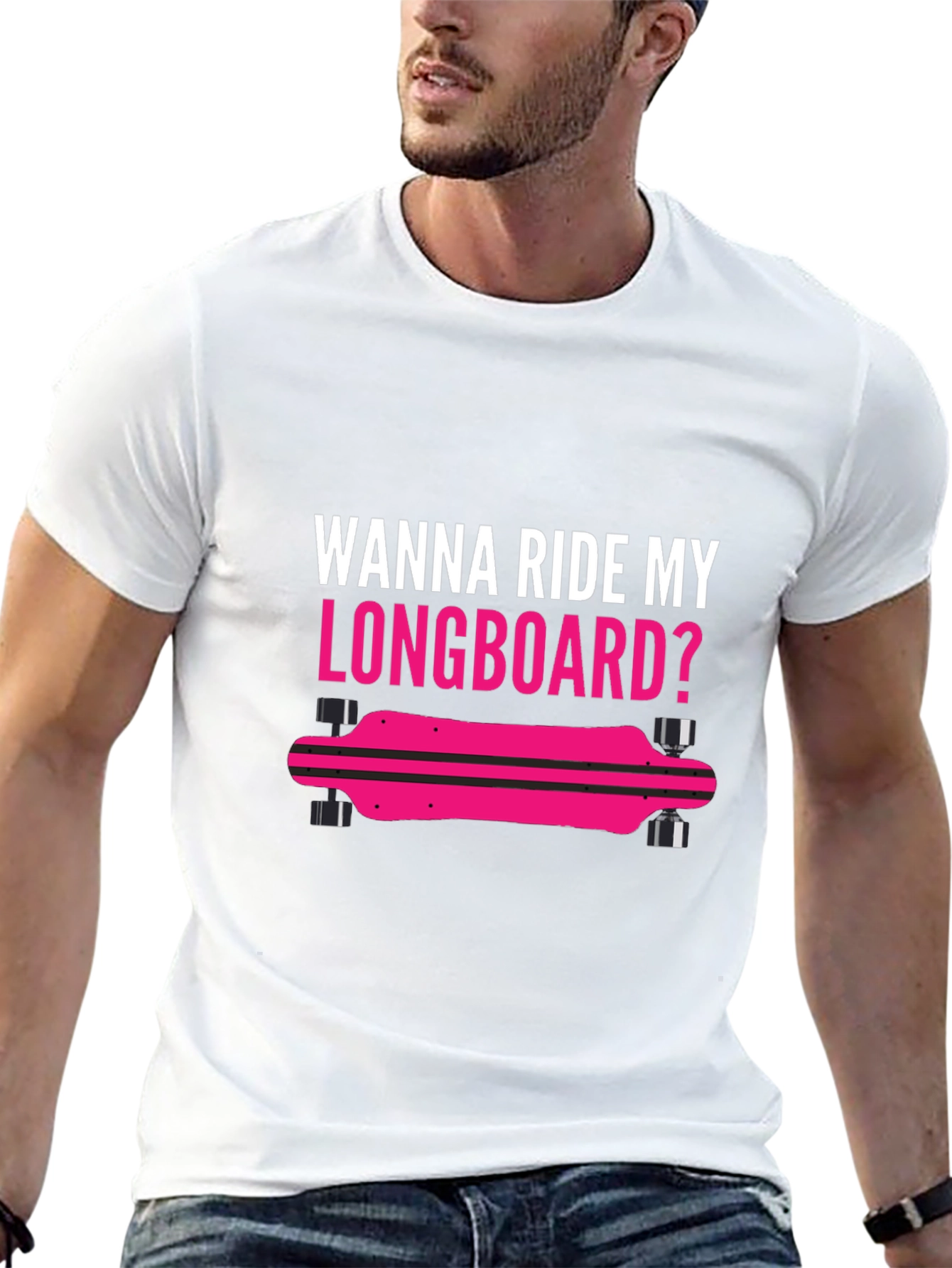 Wanna Ride My Longboard T-Shirt