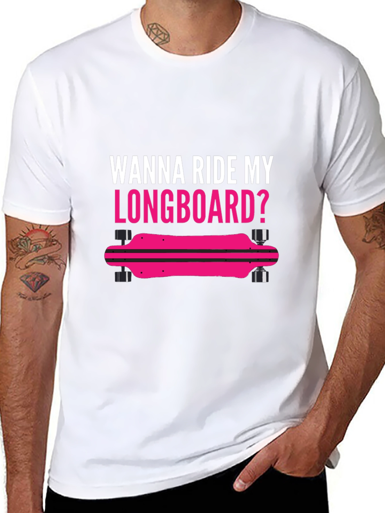 Wanna Ride My Longboard T-Shirt