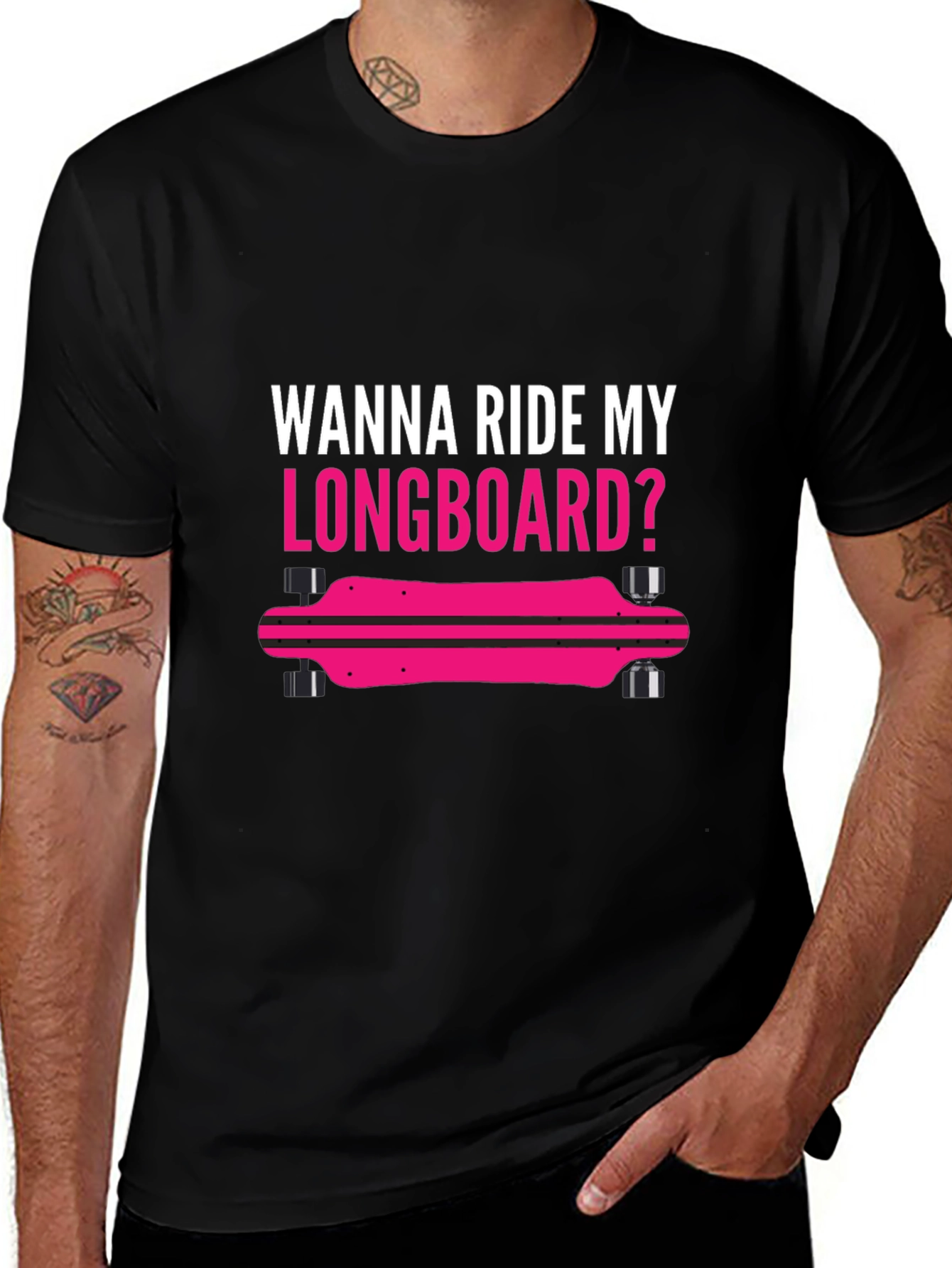 Wanna Ride My Longboard T-Shirt
