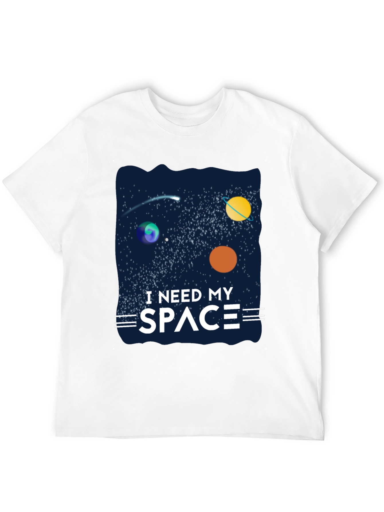 I Need My Space T-Shirt - Galaxy Design