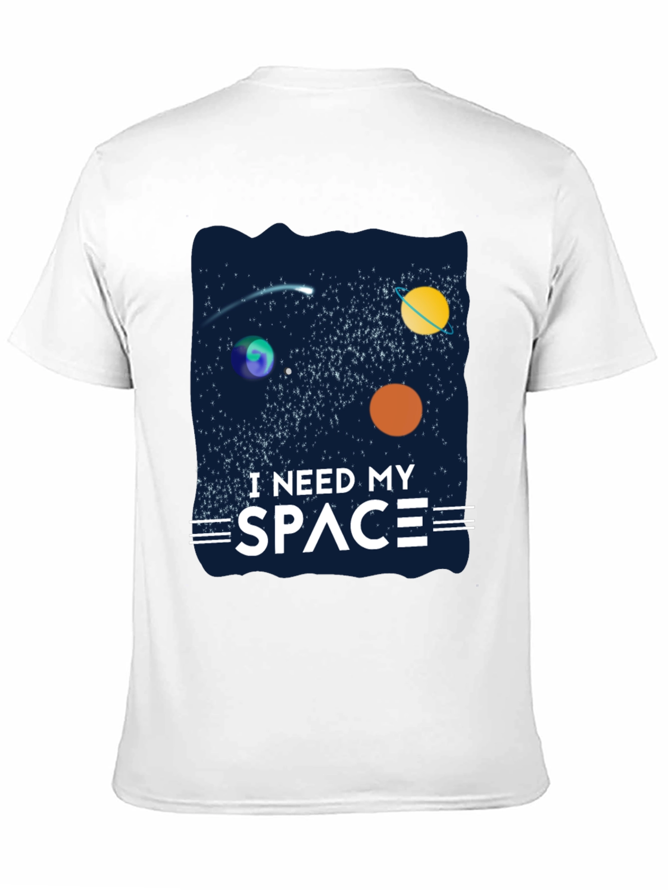 I Need My Space T-Shirt - Galaxy Design