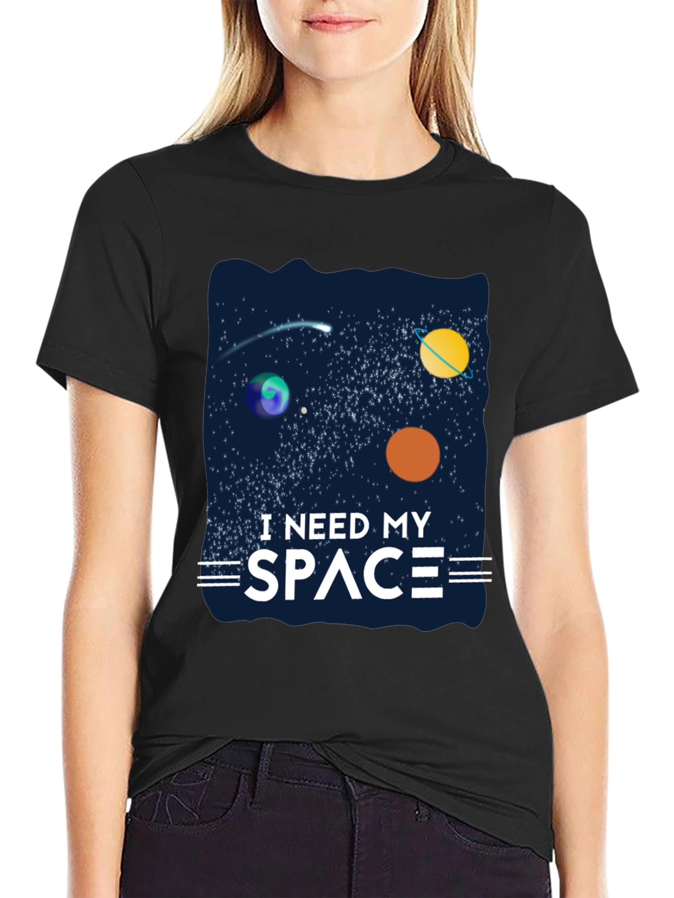 I Need My Space T-Shirt - Galaxy Design
