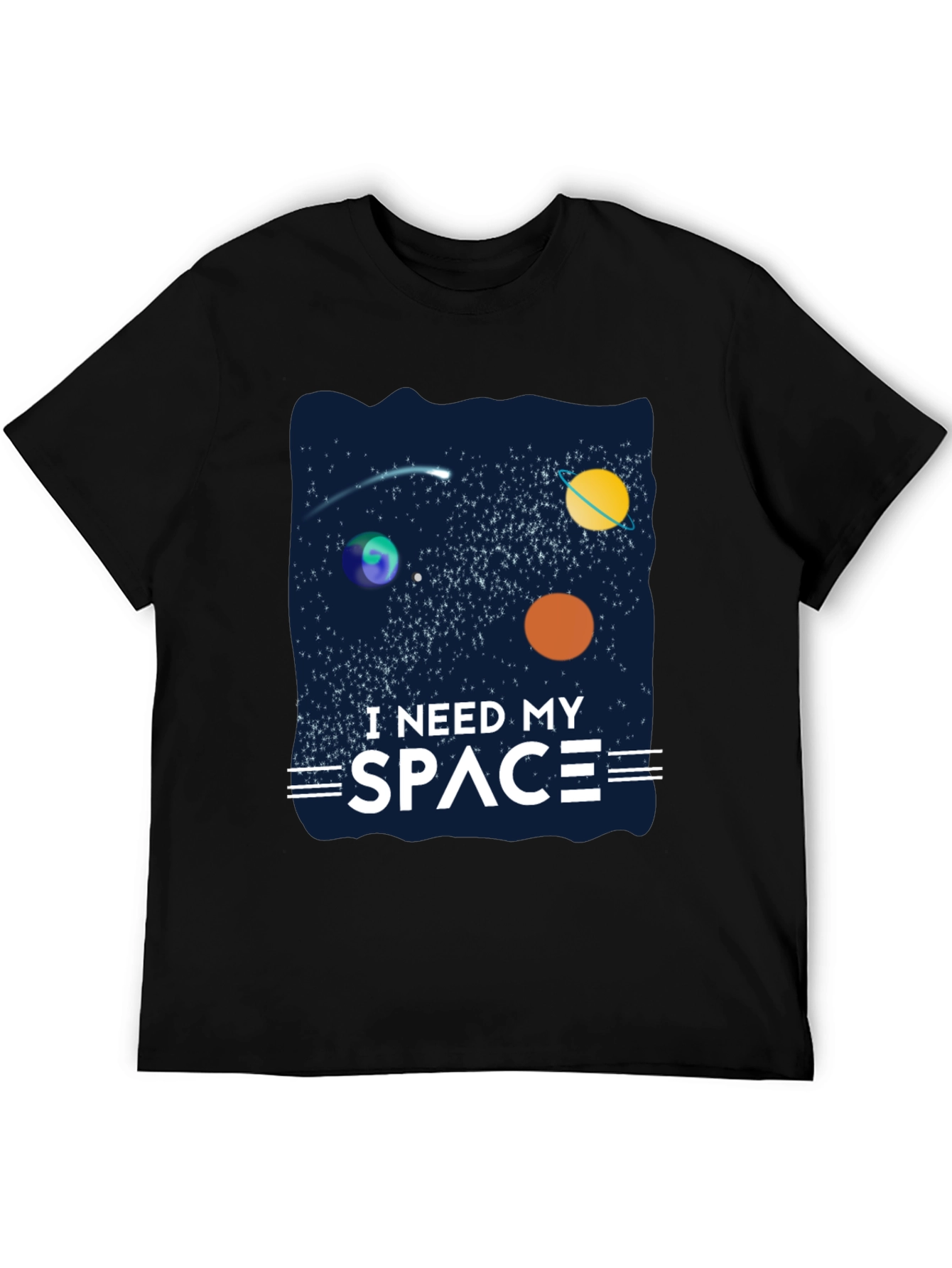 I Need My Space T-Shirt - Galaxy Design