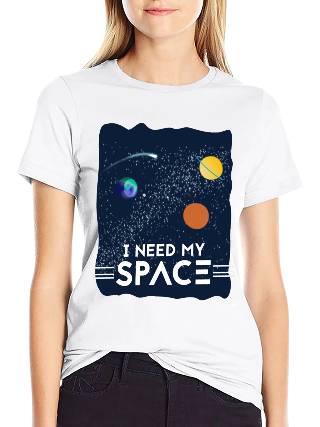 I Need My Space T-Shirt - Galaxy Design