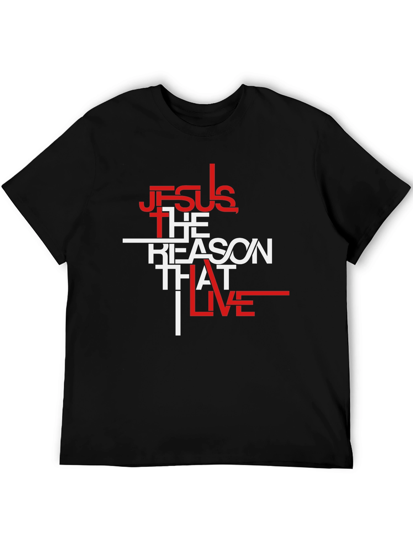 Jesus Is The Reason Black Graphic Tee