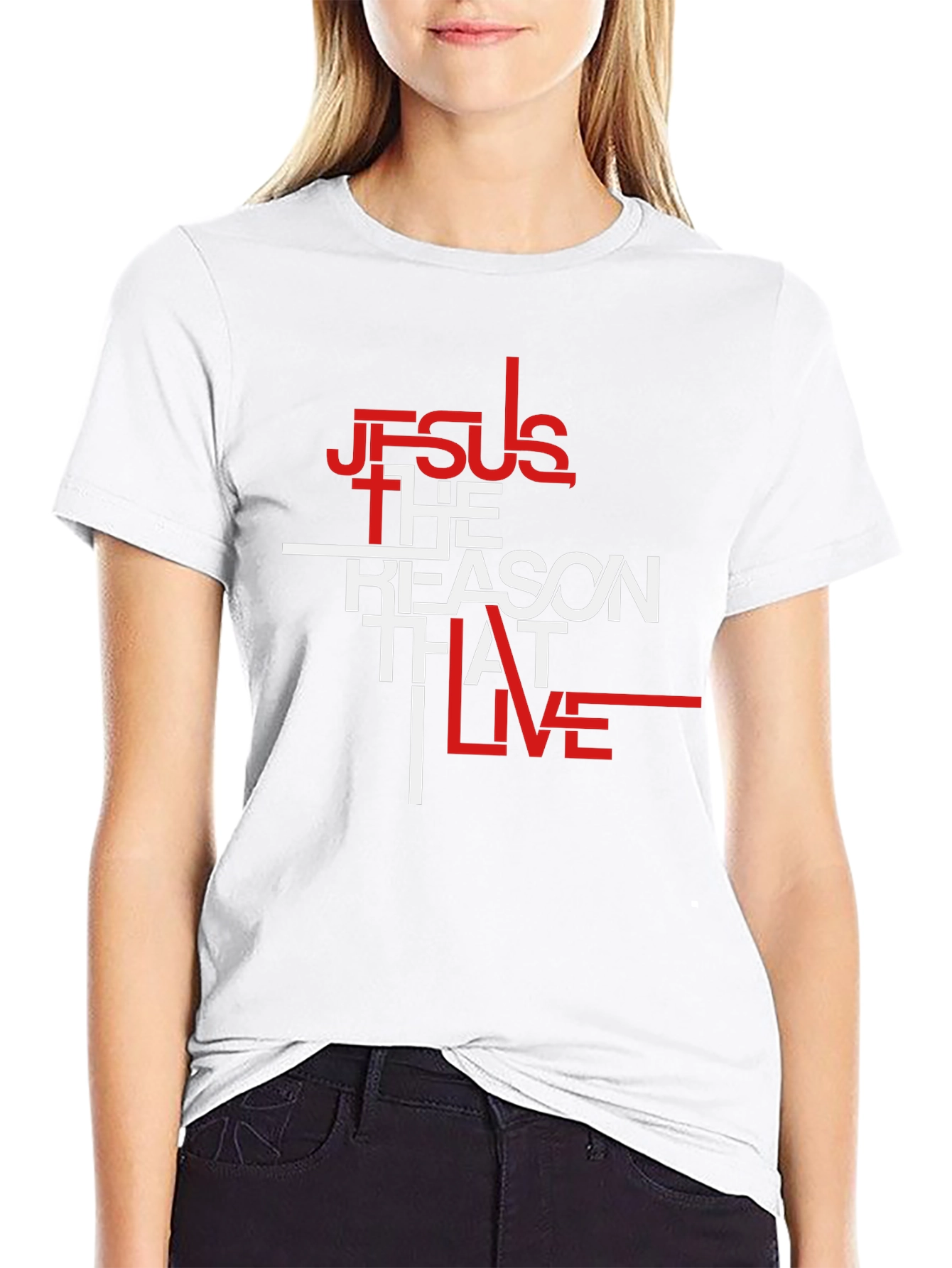 Jesus Is The Reason Black Graphic Tee