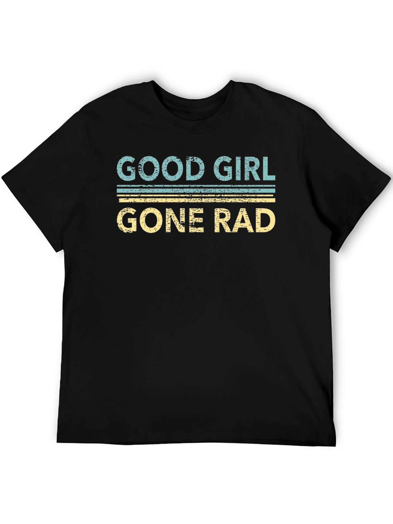 Good Girl Gone Rad Black Graphic Tee Shirt