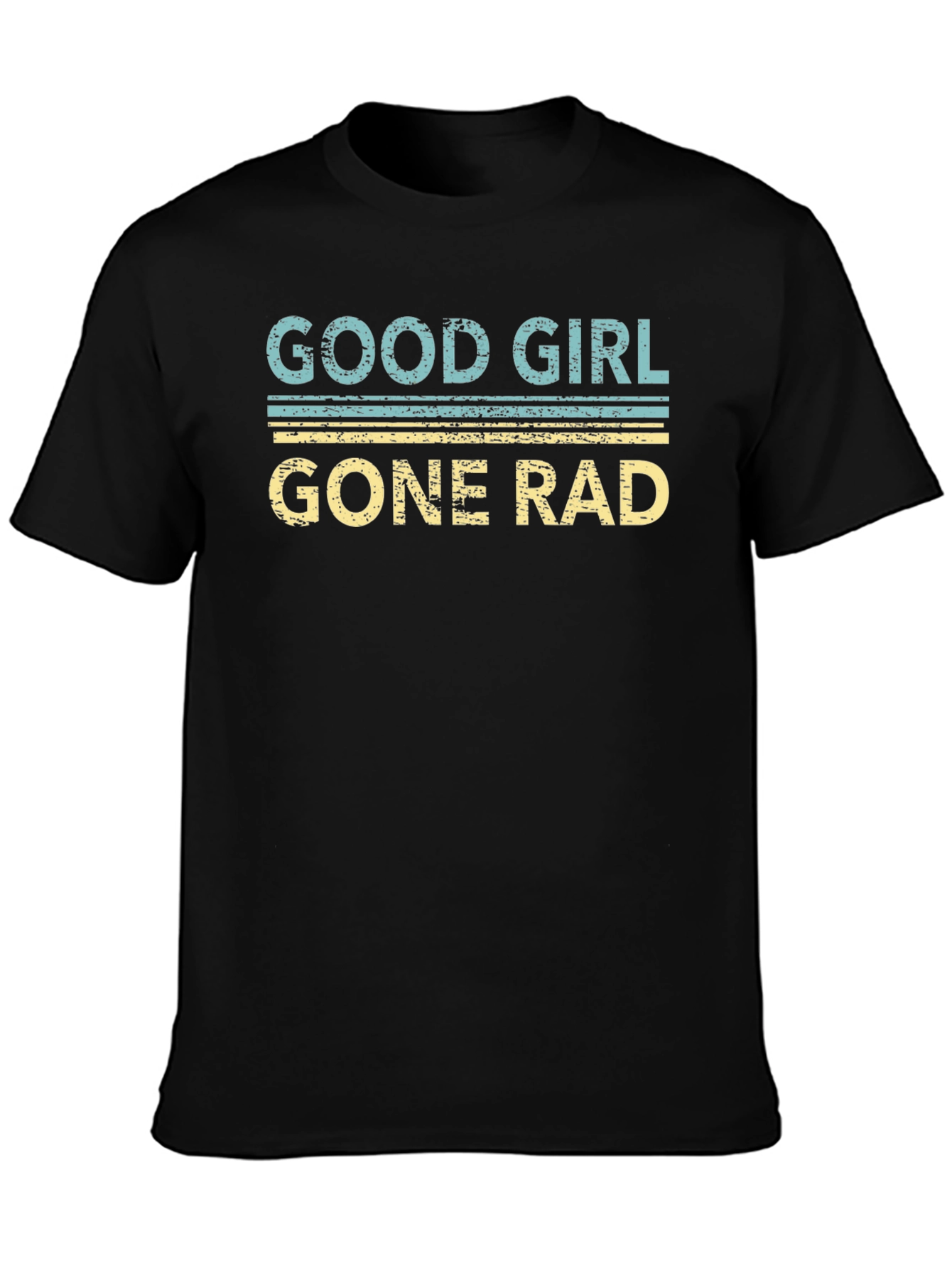 Good Girl Gone Rad Black Graphic Tee Shirt