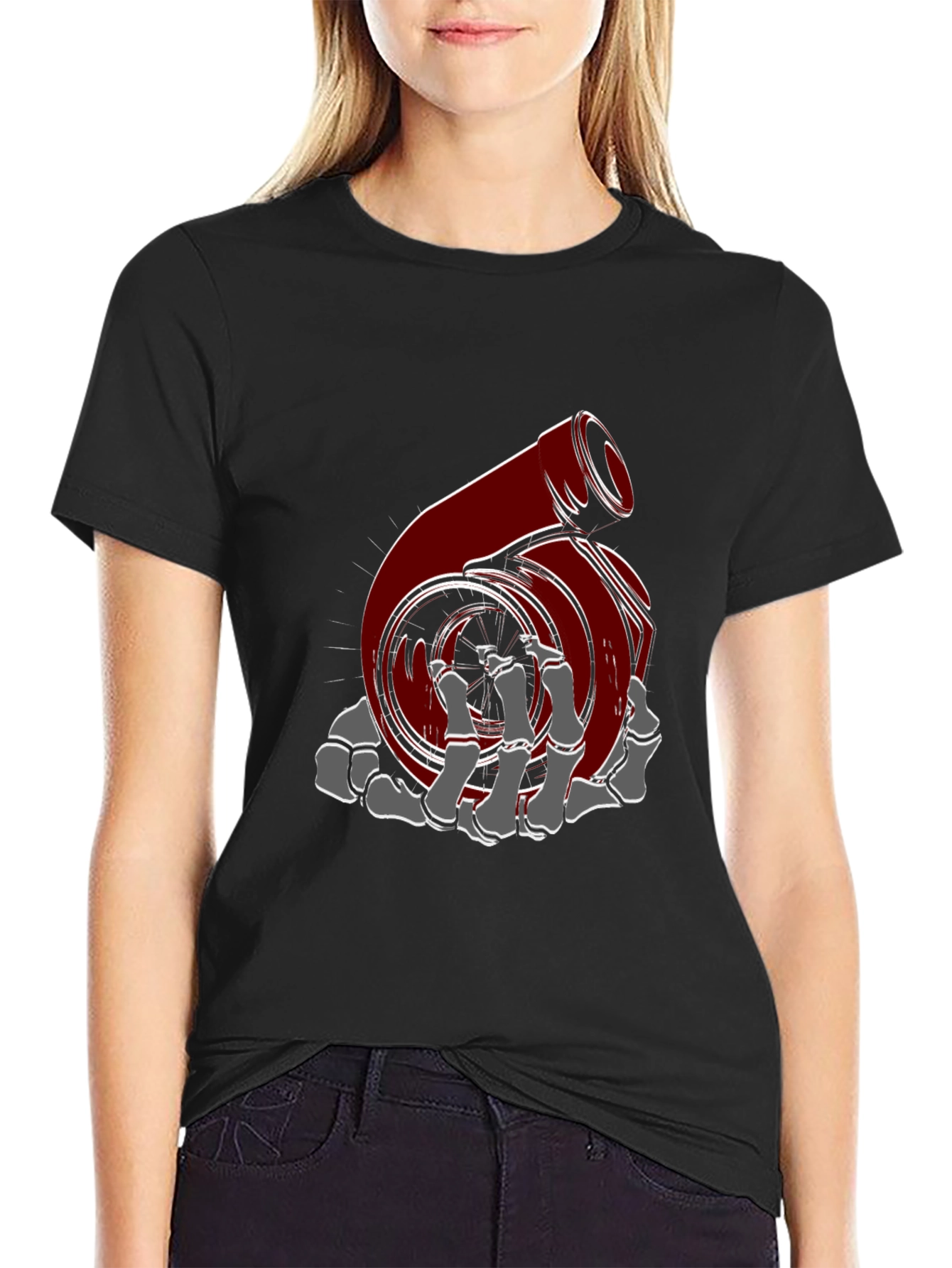 Turbocharged Skeleton Hand T-Shirt